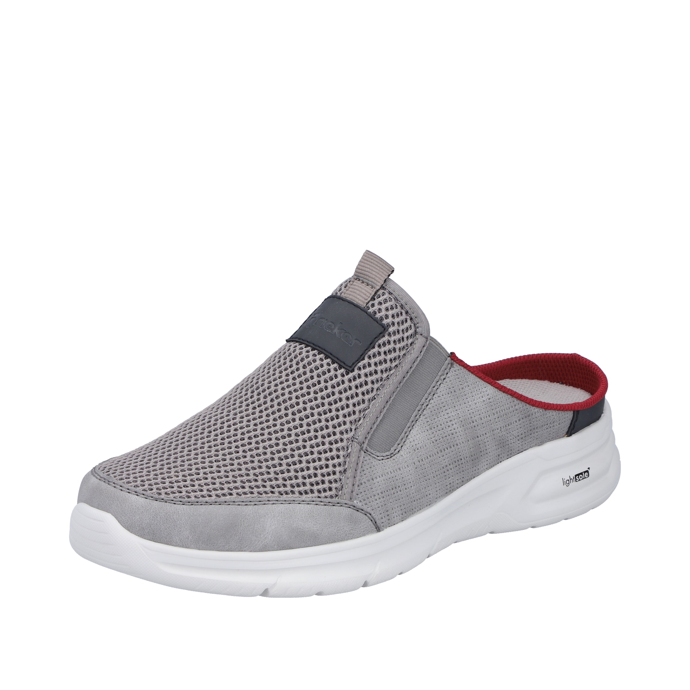 Rieker Clog  Sommerschuh, Hausschuh, Schlupfschuh mit seitlichen Stretcheinsätzen