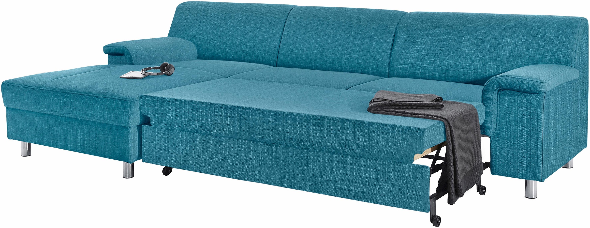 INOSIGN Ecksofa »Jamie, modern und elegant, Fußhöhe 9cm, L-Form,«, wahlweis günstig online kaufen