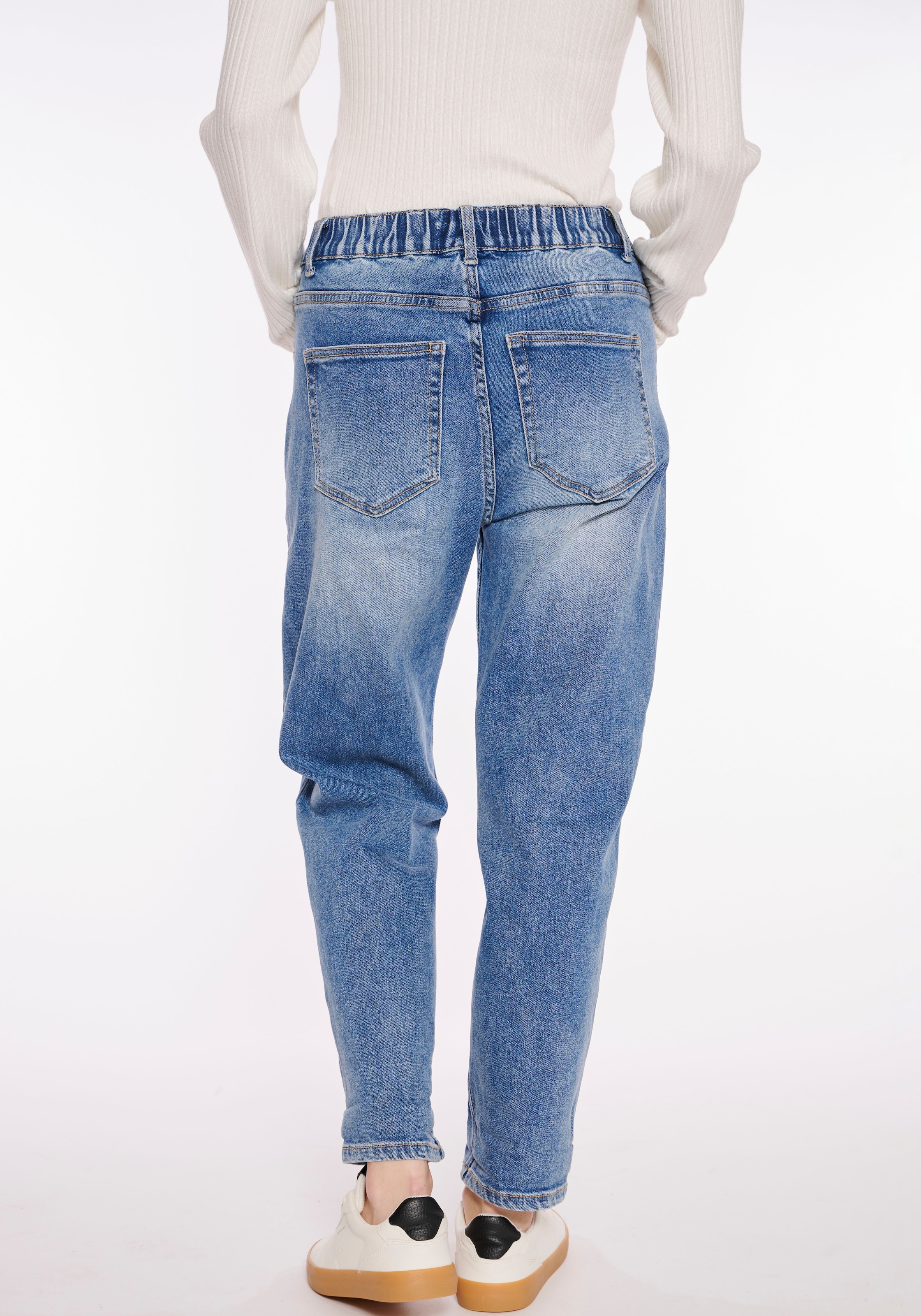 HaILY’S High-waist-Jeans »LG HW C JN Mirell«, mit Gummizug am Bund