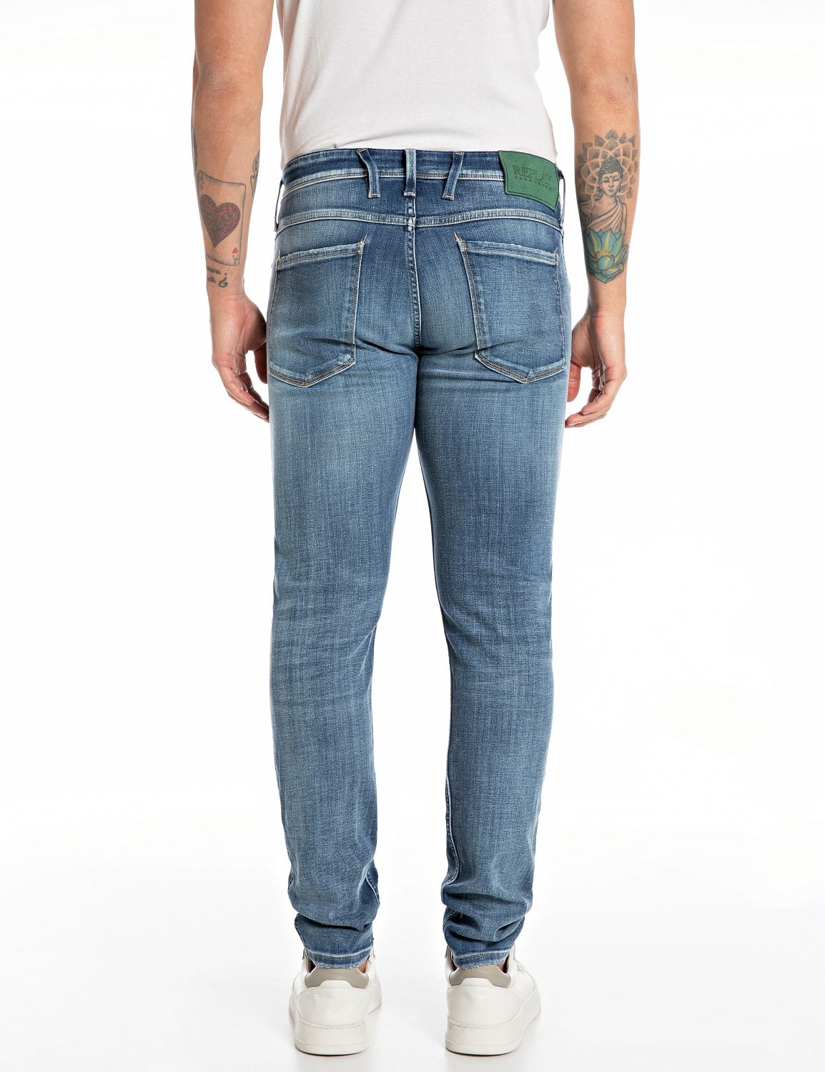 Replay Slim-fit-Jeans »ANBASS«, mit Washed-Optik