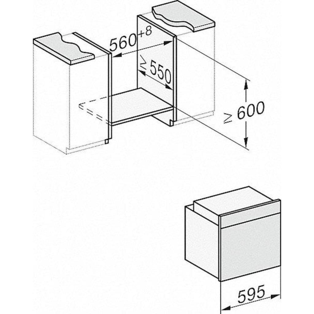 Miele Einbaubackofen »H 2760 B«, H 2760 B, mit Vollauszug, PerfectClean