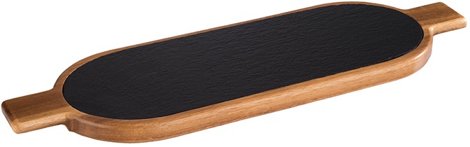 APS Servierbrett, mit Akazienholz