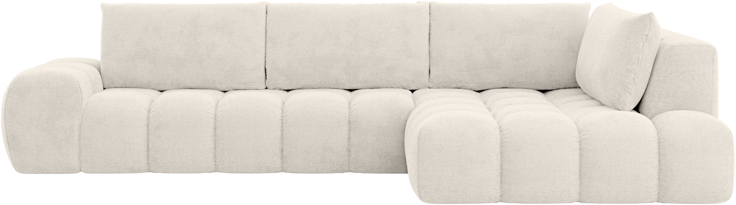 OTTO home Ecksofa »AZITA L-Form, XXL 352 cm Designsofa in Bubble-Opitk« los günstig online kaufen