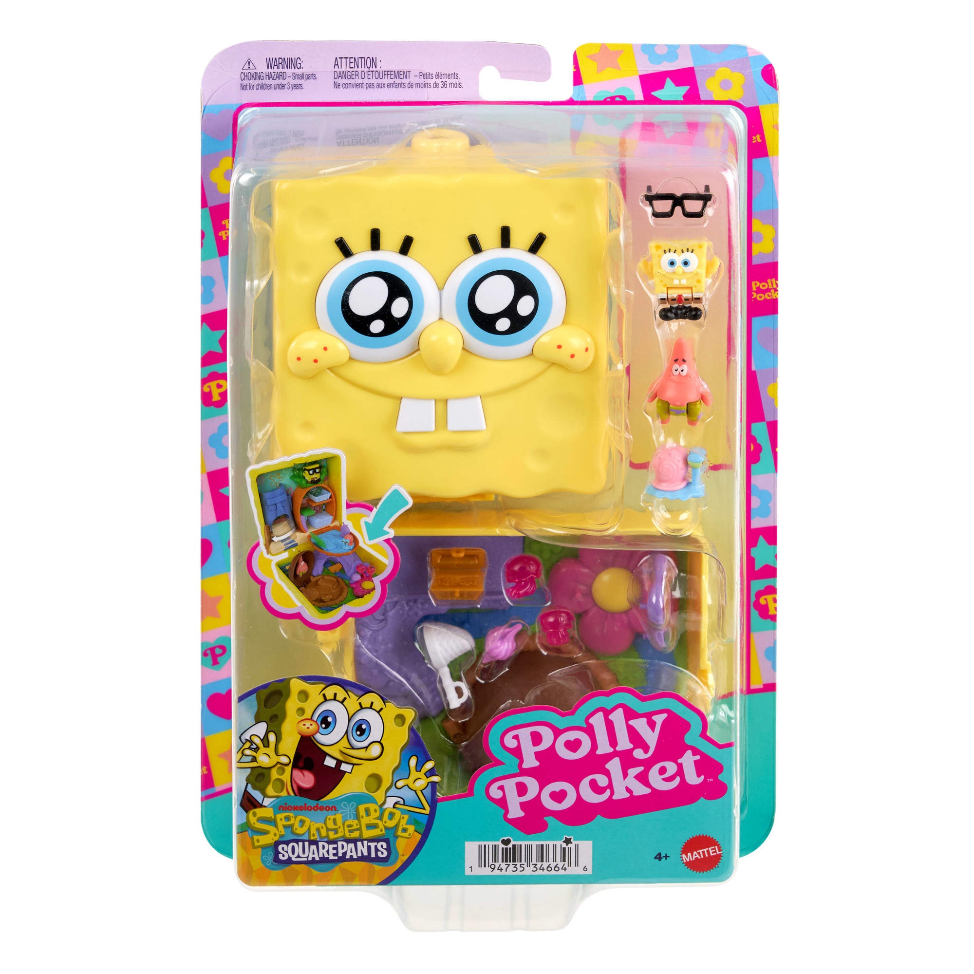 Polly Pocket Spielwelt »Spongebob Schatulle«