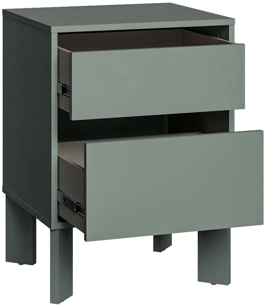 FORTE Nachtkommode »Tahoe Nachtkommode, grifflos,  2 Schubkästen« B/H/T 48,2/66,7/41,4 cm