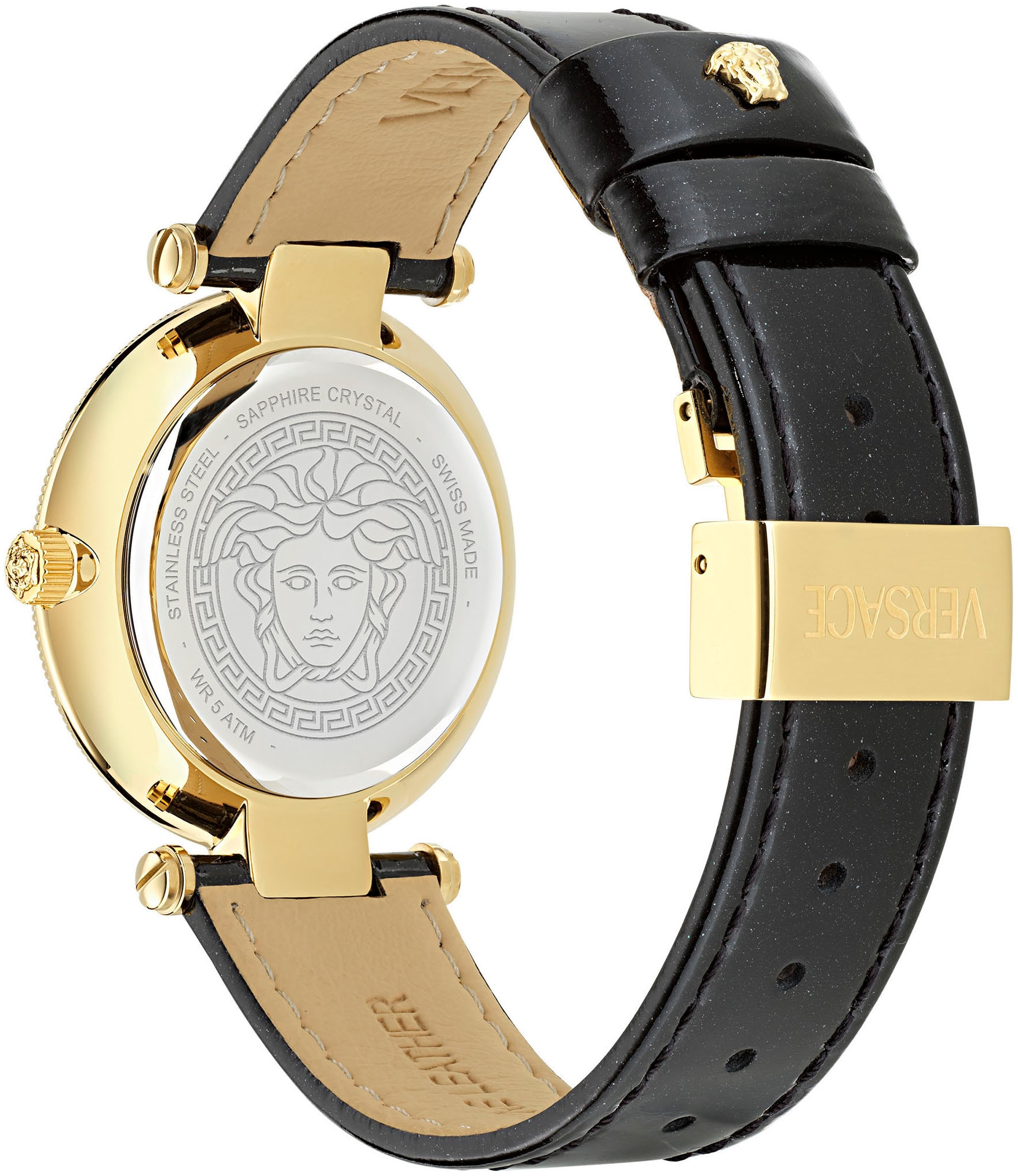 Versace Quarzuhr »REVE«, Armbanduhr, Damenuhr, Saphirglas, Swiss Made, analog