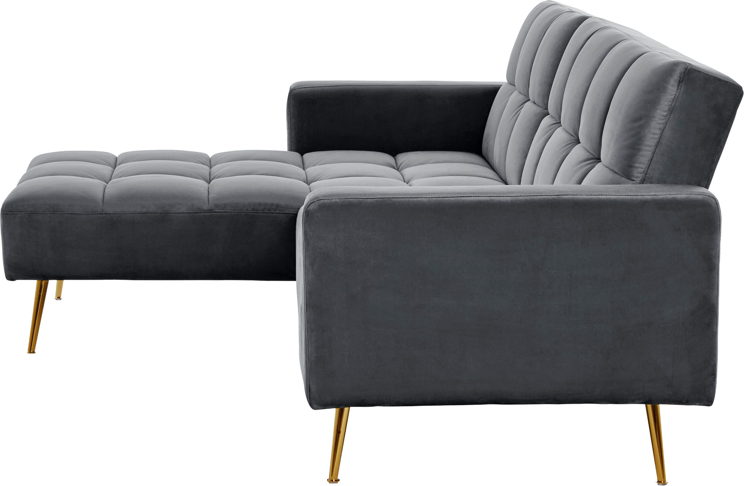 Jahnke Ecksofa »CHILLAX POSH CORNER« mit Schlaffunktion, wechselseitig montierbar, 244 x 150 cm