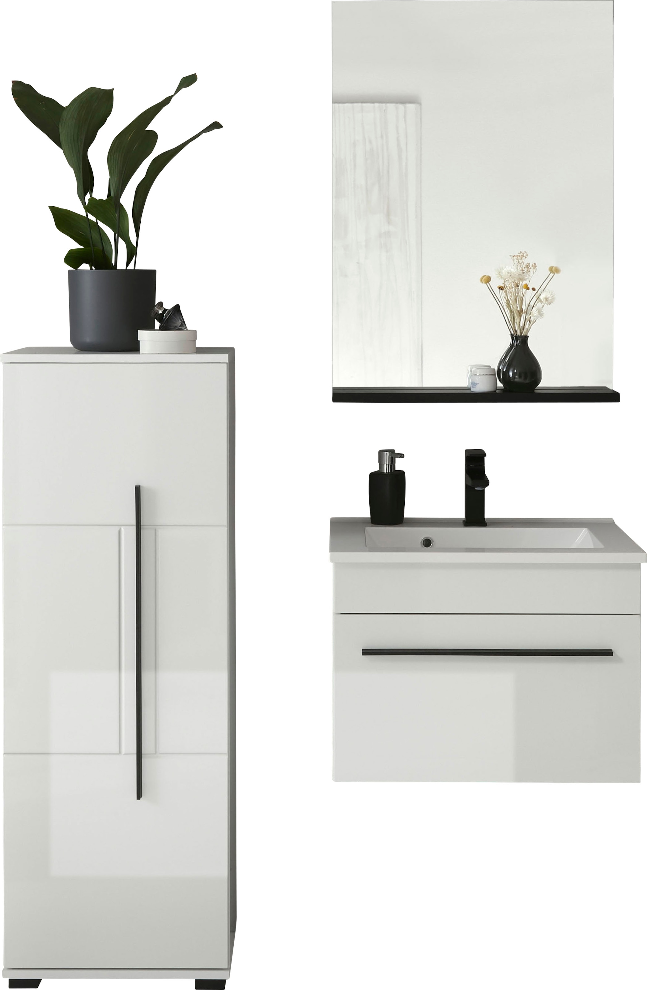 INOSIGN Badmöbel-Set »Cantara, Bad im modernen Design, 3-teiliges Badezimme günstig online kaufen