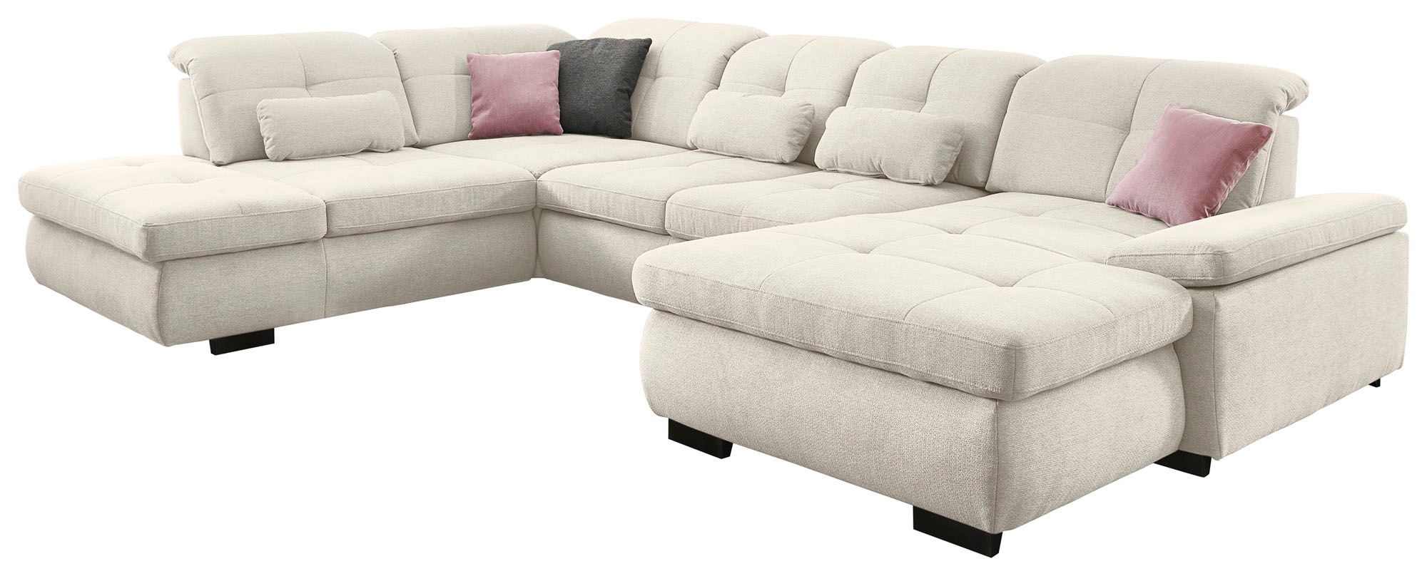 Die PlanBar Ecksofa »MP-IN16012 L-Form, mit Federkern-Polsterung«, inkl. Si günstig online kaufen