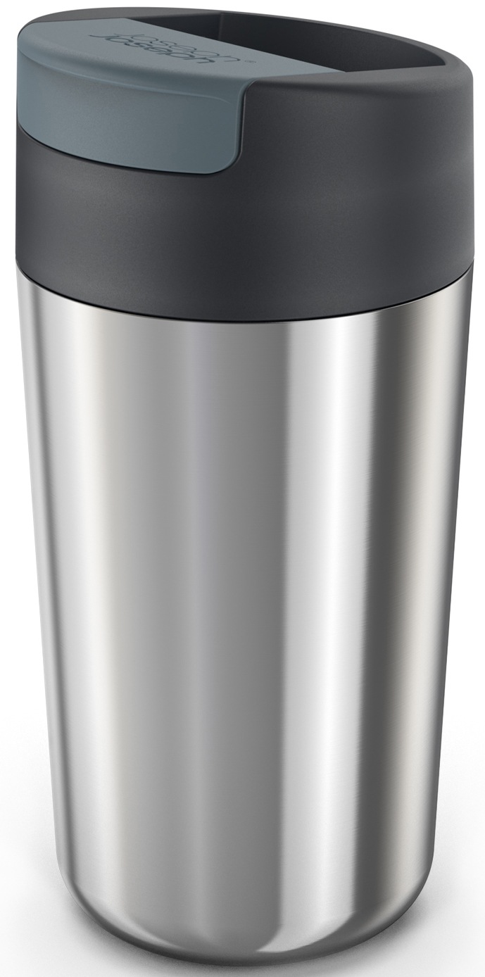 Joseph Joseph Coffee-to-go-Becher »Sipp™ Steel« (Reisebecher) mit Klappdeck günstig online kaufen