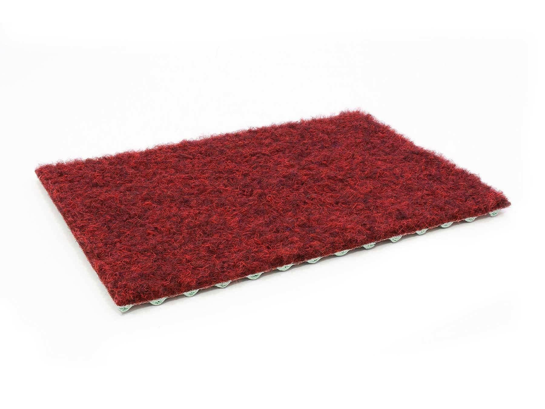 Primaflor-Ideen in Textil Kunstrasen »GREEN, Made in Netherlands«, rechteckig, 7,5 mm Höhe, Rasenteppich, rot, mit Noppen, witterungsbeständig & wasserfest