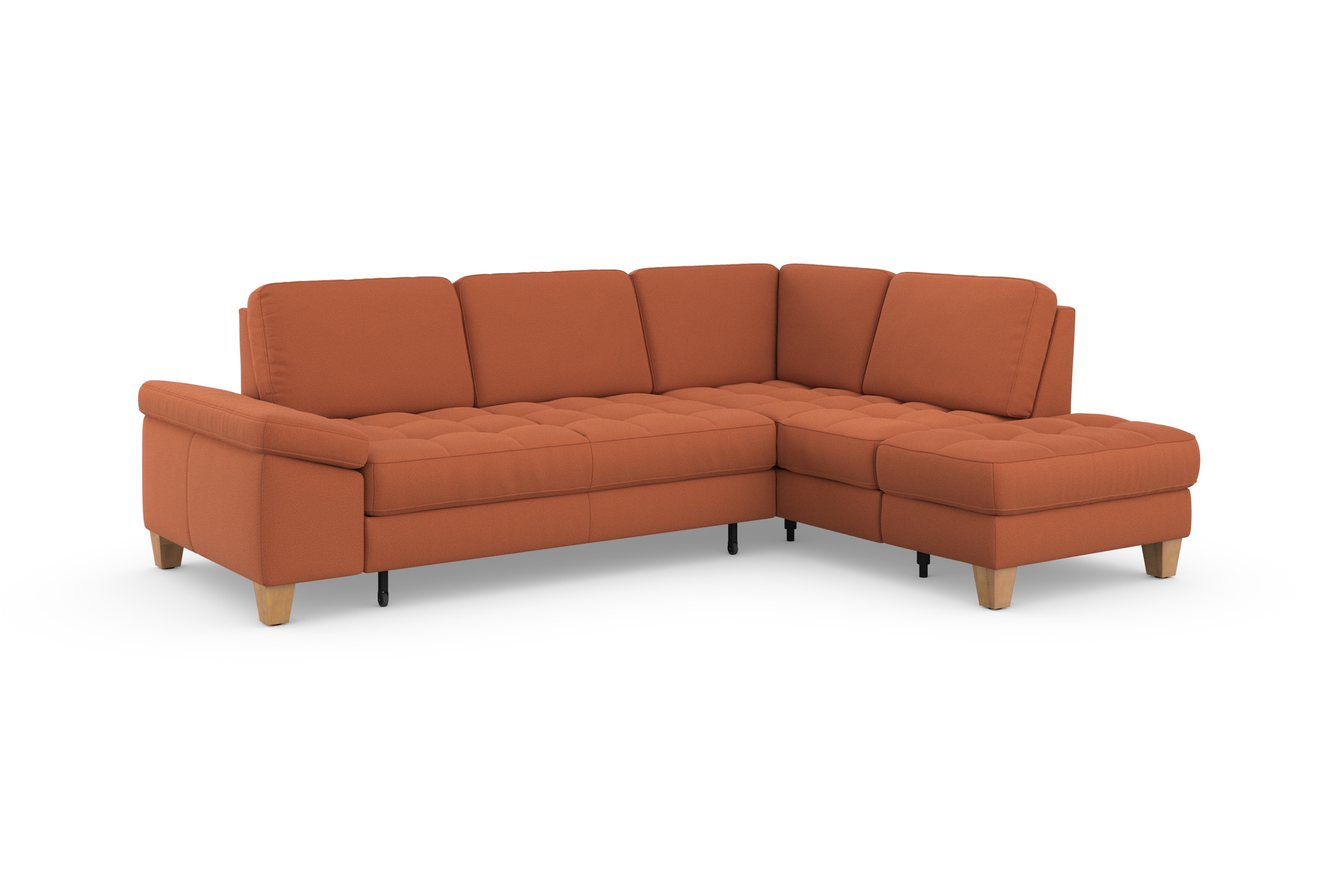 sit&more Ecksofa »Westham L-Form«, mit Ottomane, mit oder ohne Bettfunktion, Bettkasten, Verstellung