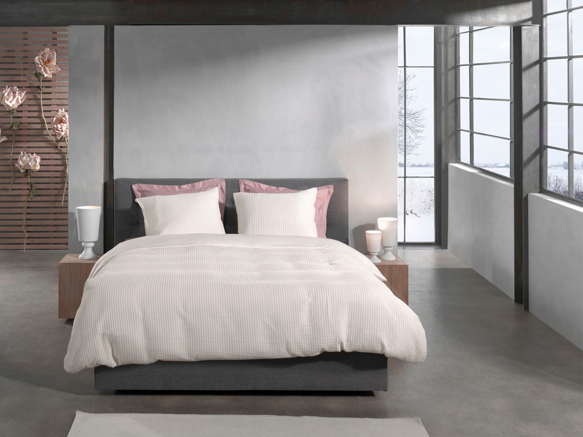 Heckett & Lane Wendebettwäsche »Vafala« 2 Stk. tlg. Waffelmuster,100% Baumw günstig online kaufen