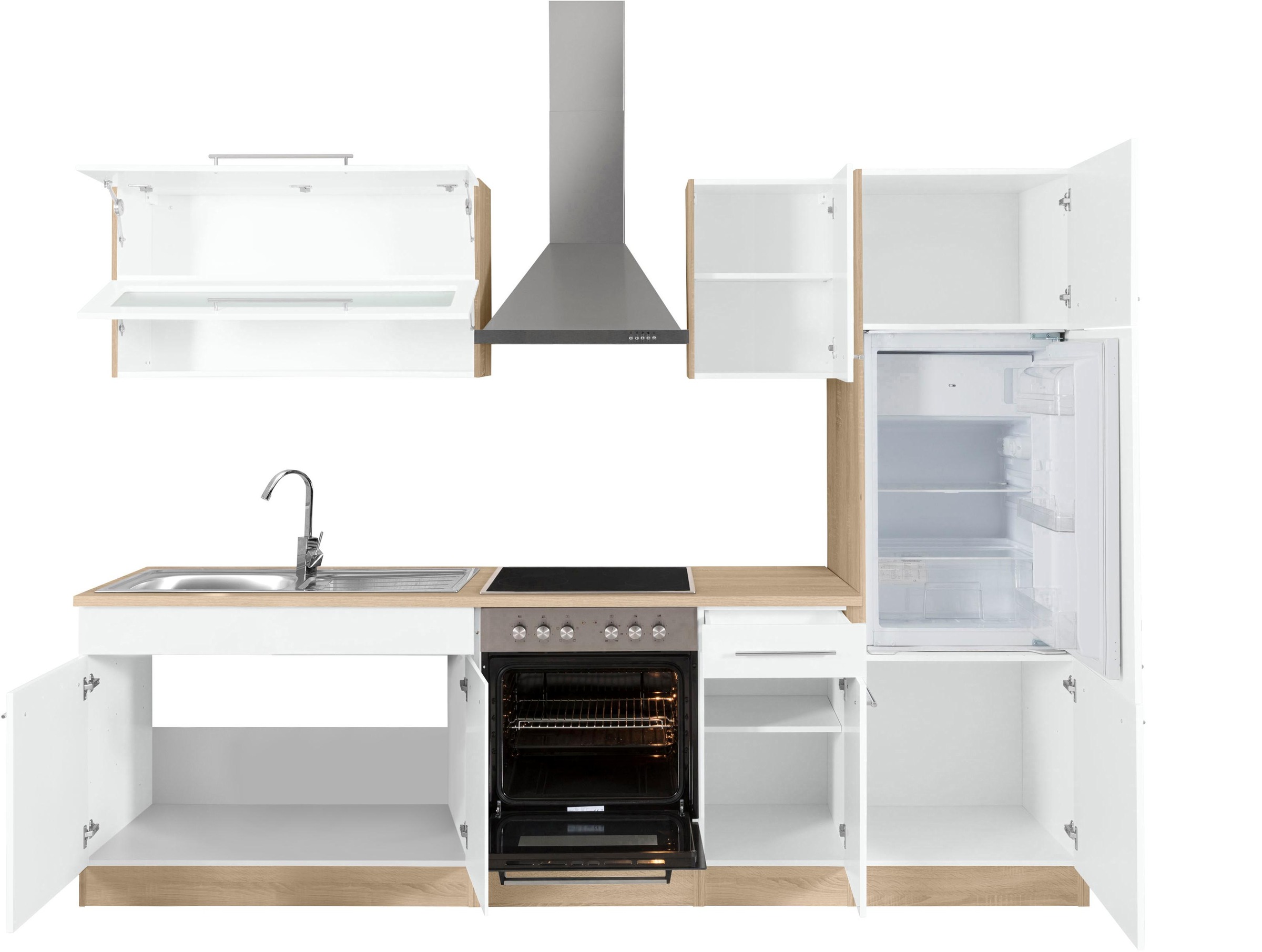 KOCHSTATION Küchenzeile »KS-Eton« ohne E-Geräte, Breite 270 cm