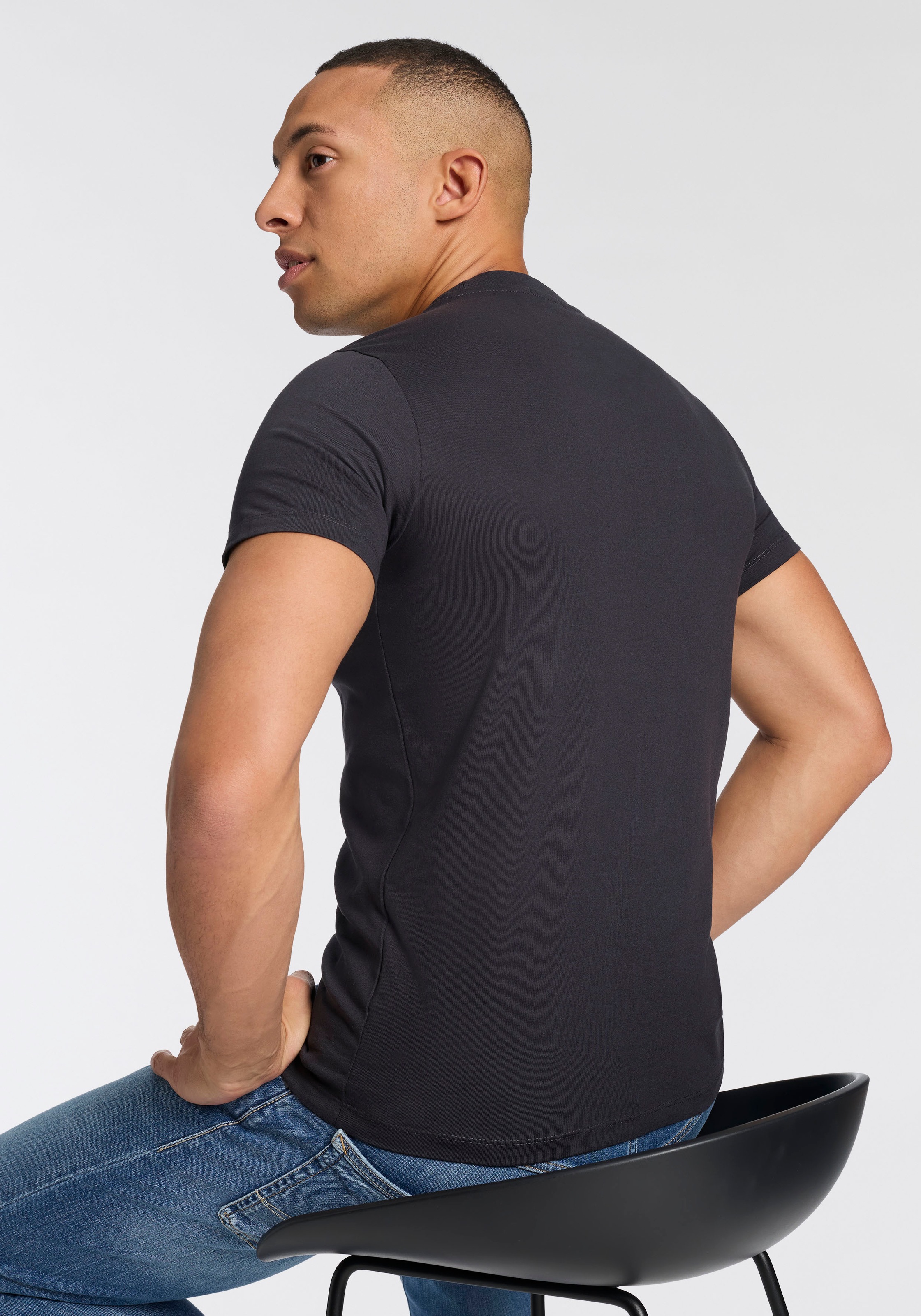 Replay T-Shirt Baumwoll-Qualität, Logoschriftzug