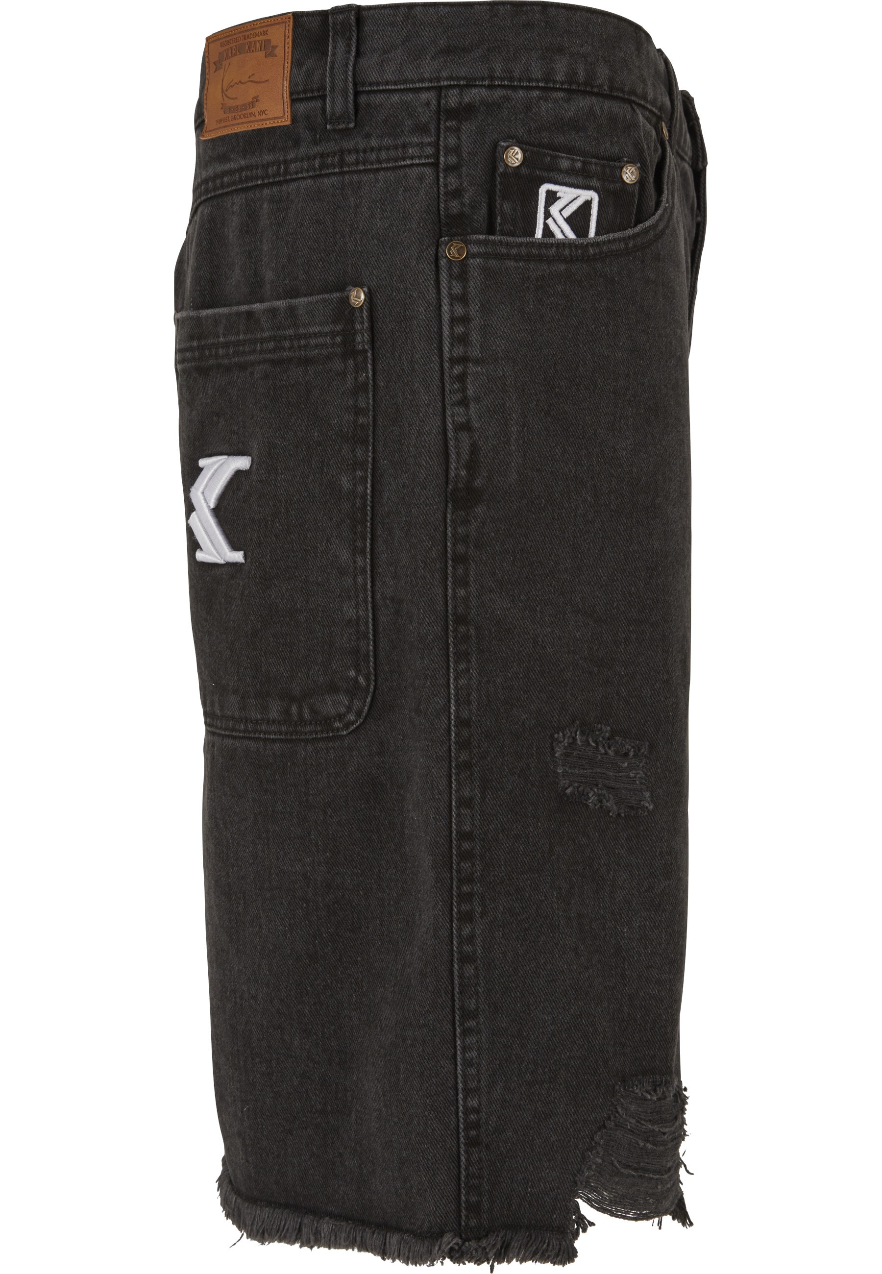 Karl Kani Jeansshorts »Karl Kani Herren KM232-027-2 KK OG Heavy Distressed Denim Shorts« 1 Stk.