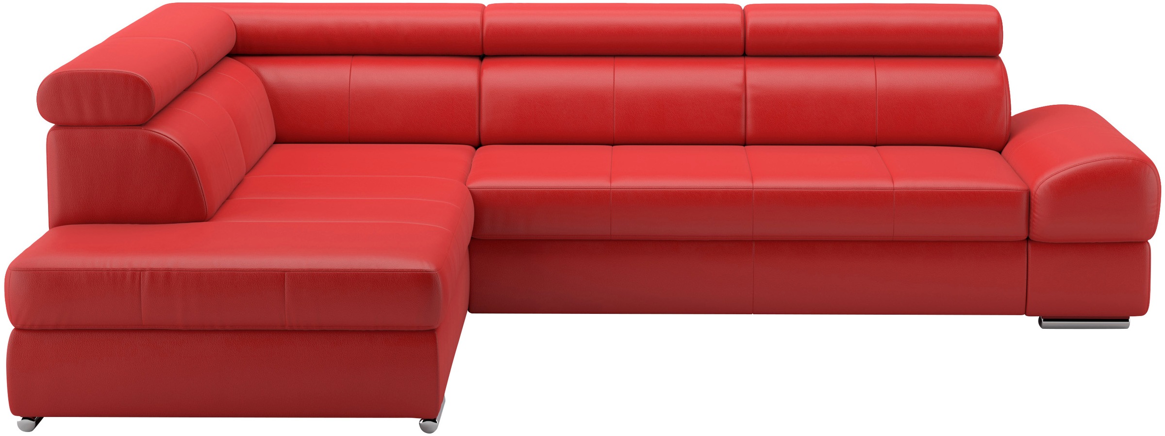 sit&more Ecksofa »Broadway L-Form«, mit verstellbaren Kopfteilen, wahlweise mit Bettfunktion