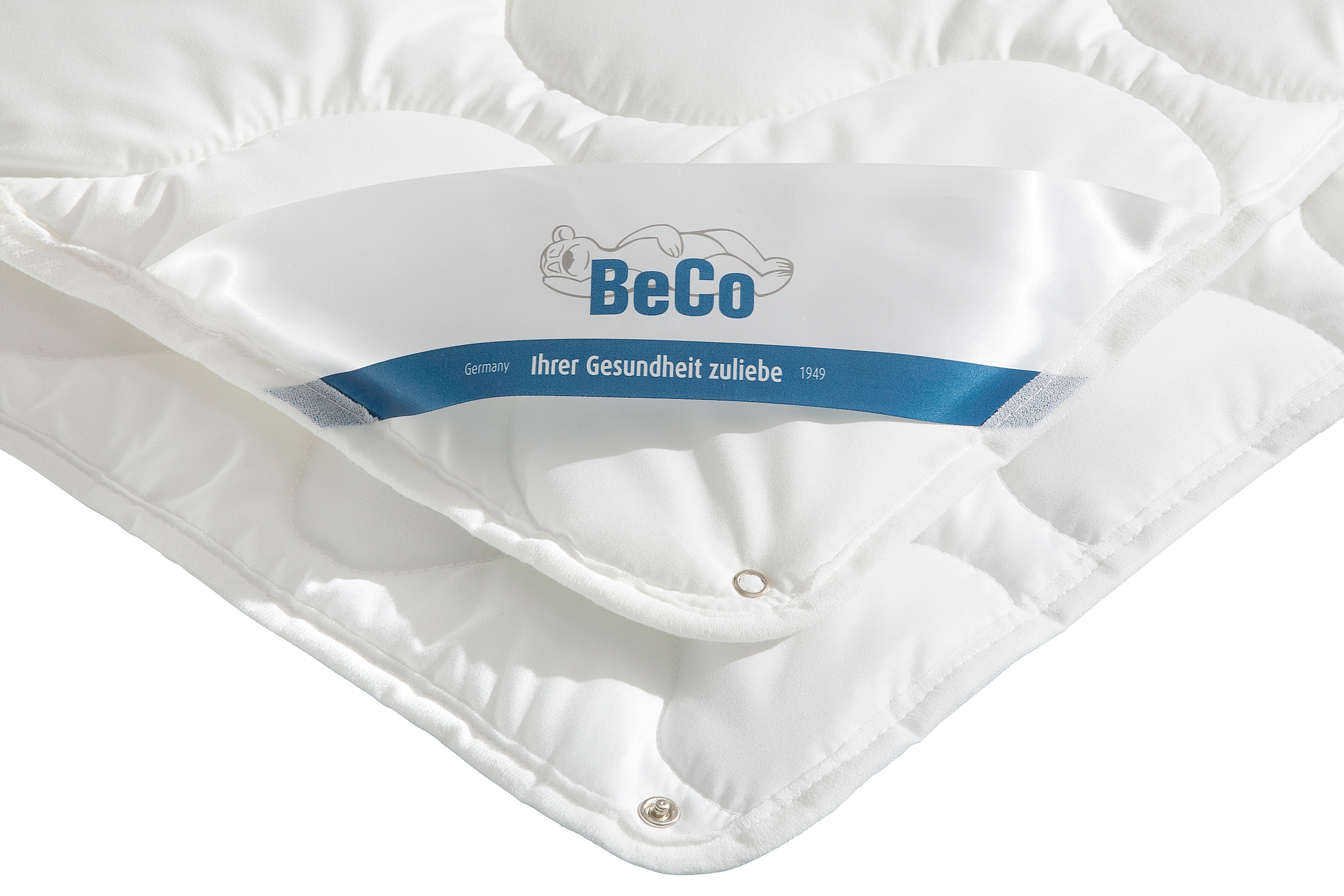 Beco Kunstfaserbettdecke »EcoWell mit in (1 warm, uni, Bio-Baumwolle Bezugsvarianten in zertifiziert.«, oder samtweich, St.), und Wärmeklassen Klima-Hohlfaser, Microfaser-Feinbatist 2 \