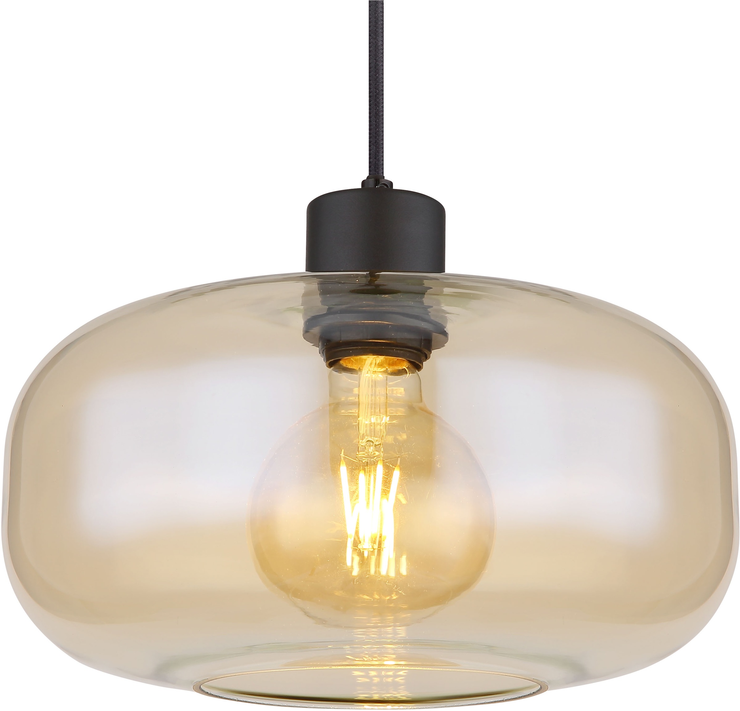 GLOBO LIGHTING Hängeleuchte »GIUSEPPE«, Leuchtmittel E27 | ohne Leuchtmittel, Hängelampe/Pendelleuchte/Esszimmer/Wohnzimmer/Esstisch