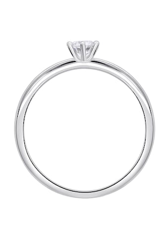ONE ELEMENT Diamantring »0,20 ct Diamant Brillant Ring aus 585 Weißgold«, Damen Gold... kaufen
