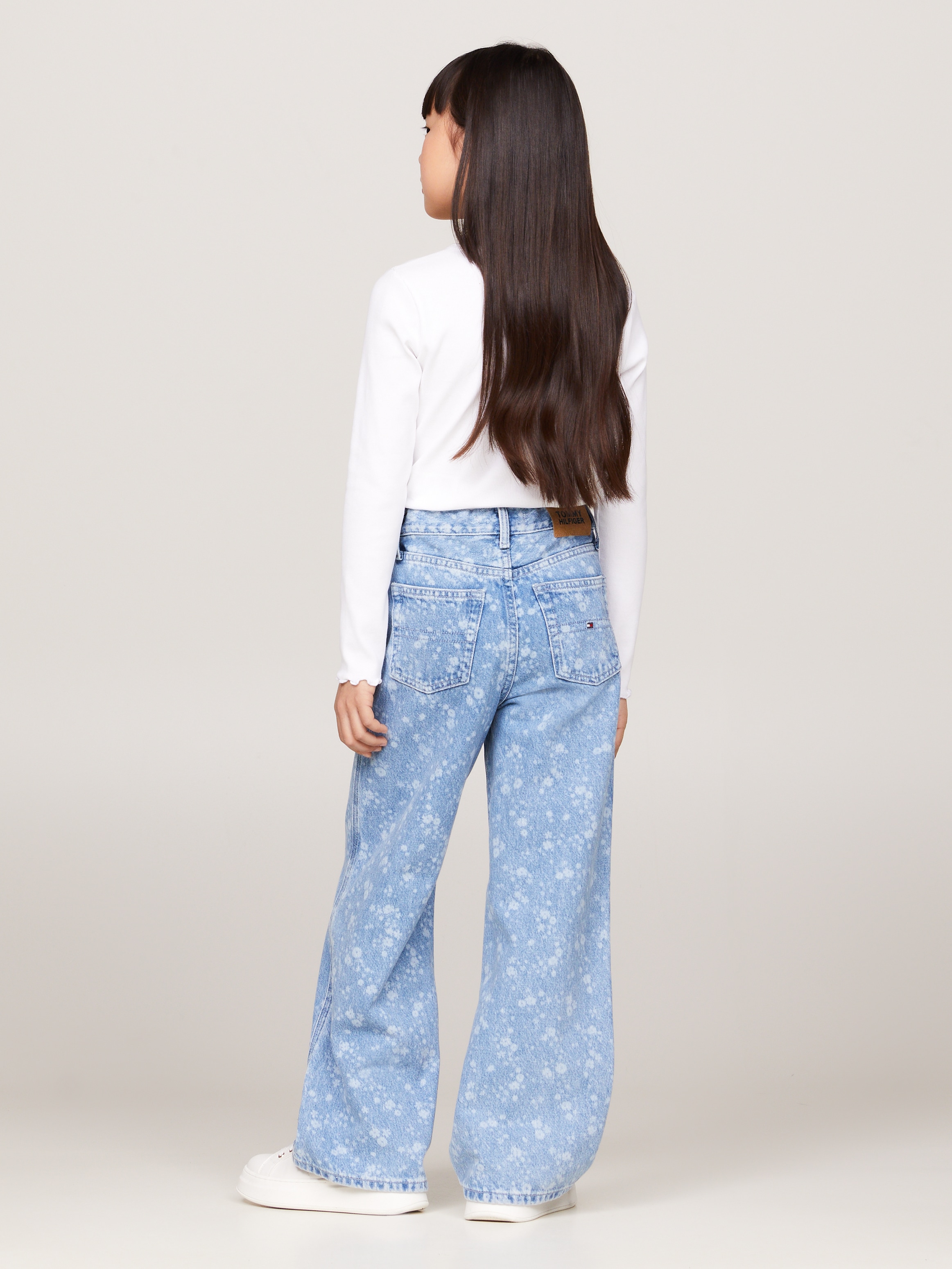 Tommy Hilfiger Bootcut-Jeans »MABEL FLOWER DENIM«, Kinder bis 16 Jahre im 5-Pocket-Style