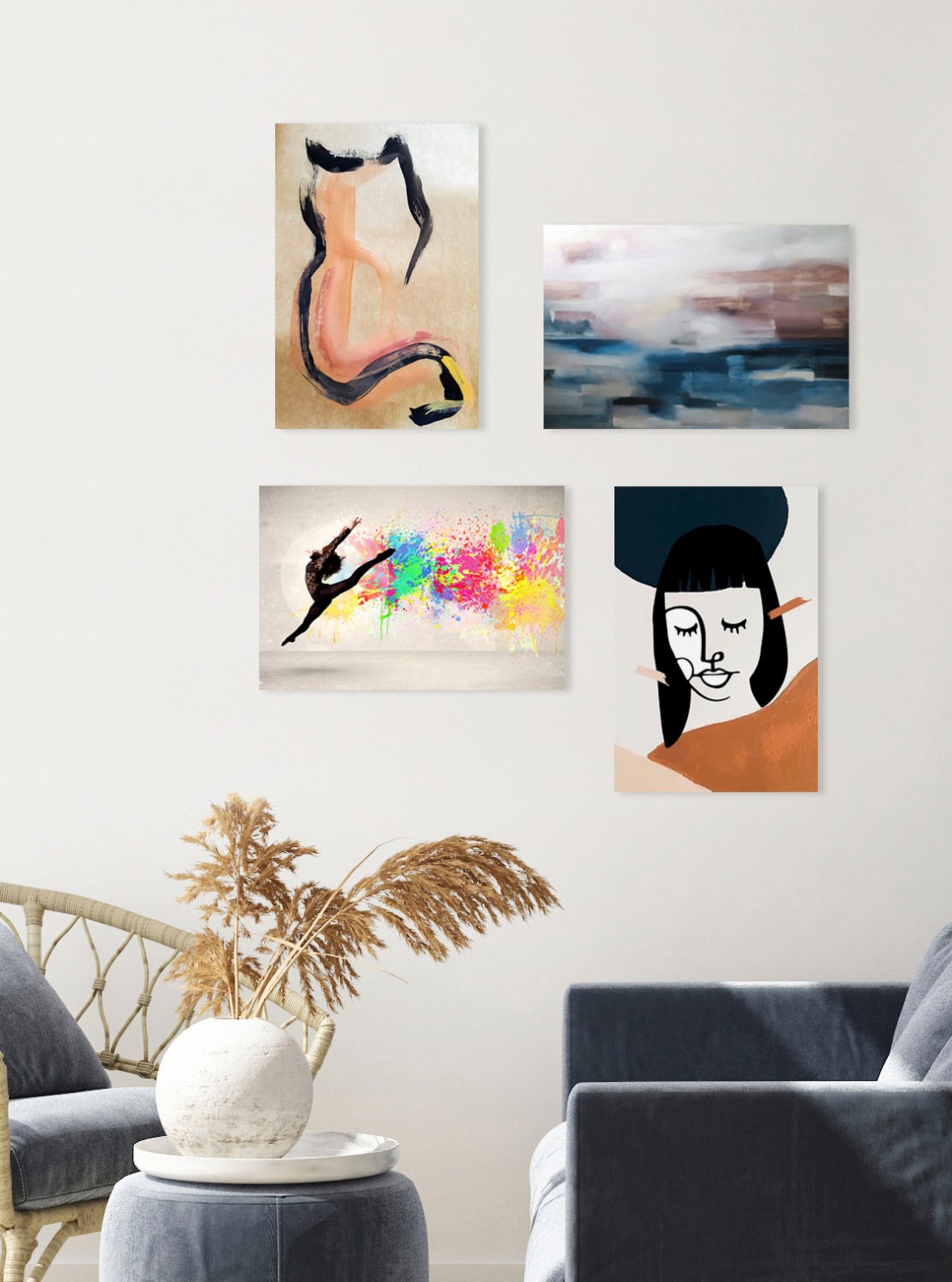 queence Acrylglasbild »Kunstwerk«, Kunst-Abstrakt-Abstrakte-Modern, Fine Ar günstig online kaufen