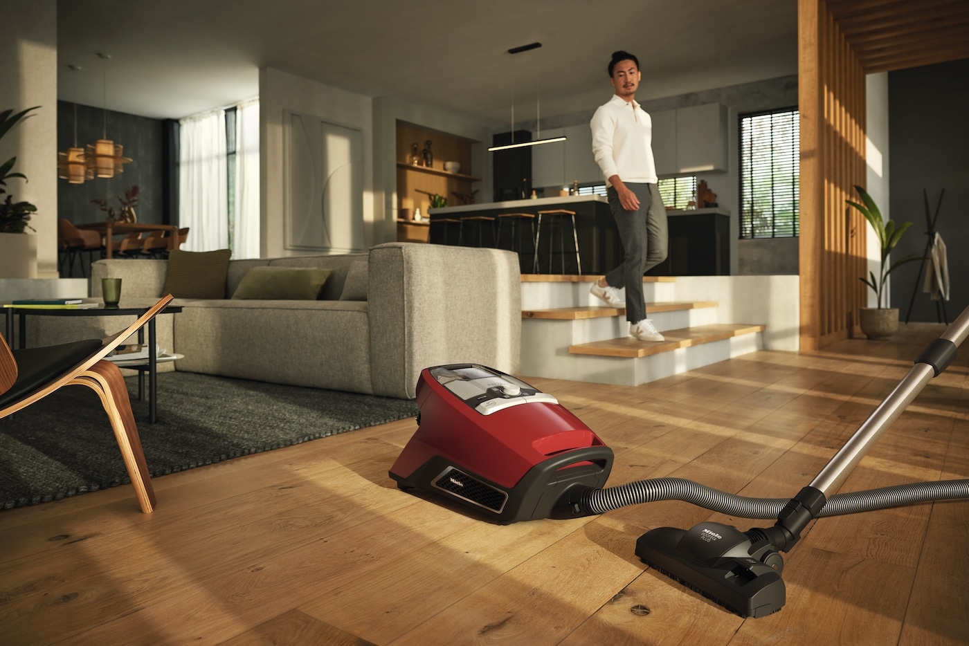 Miele Bodenstaubsauger »Blizzard CX1 Red« 550 W beutellos