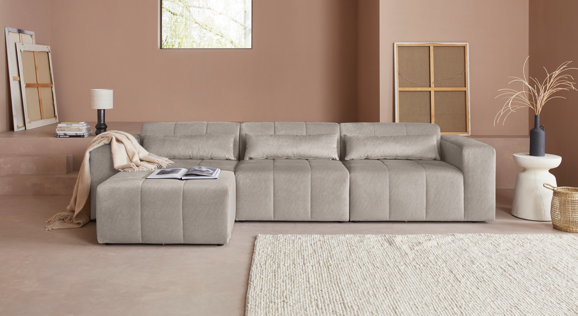 LeGer Home by Lena Gercke Ecksofa "Maileen L-Form", Modulsofa, bestehend au günstig online kaufen