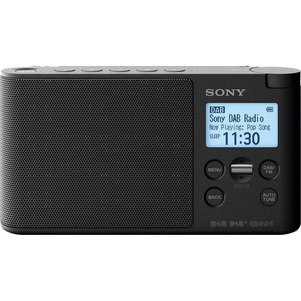 Sony Digitalradio (DAB+) »XDR-S41D Tragbares-«, (FM-Tuner-Digitalradio (DAB+)-UKW mit RDS 0,65 W)