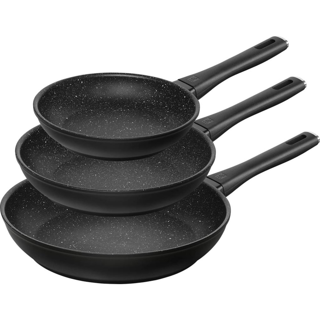 Zwilling Pfannen-Set »Marquina Plus«, Aluminium, (Set, 3 tlg., je 1 Bratpfanne Ø 20/24/28 cm), Induktion, Ø 20, 24, 28 cm