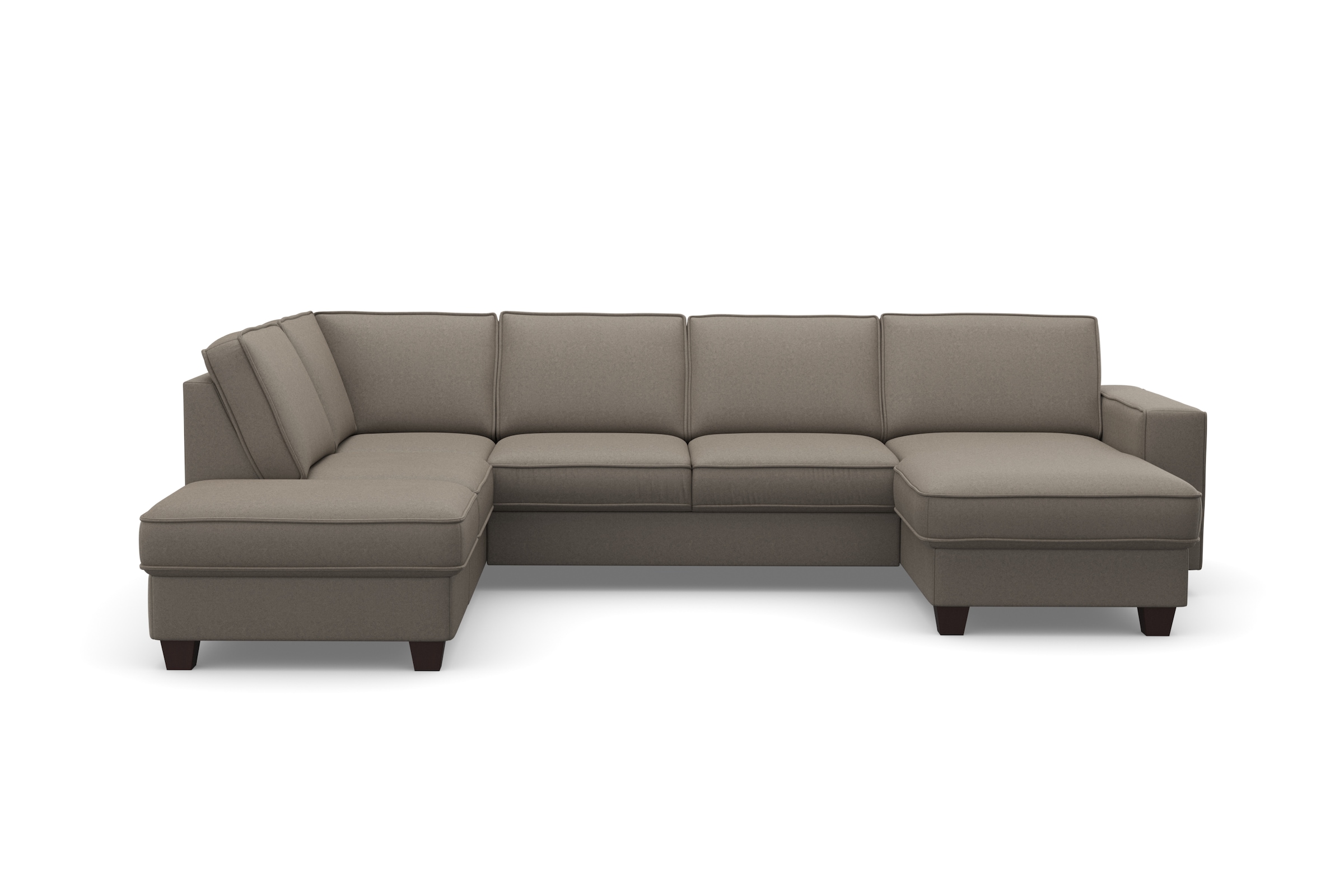 Home affaire Wohnlandschaft »County U-Form« wahlweise Ottomane links oder r günstig online kaufen