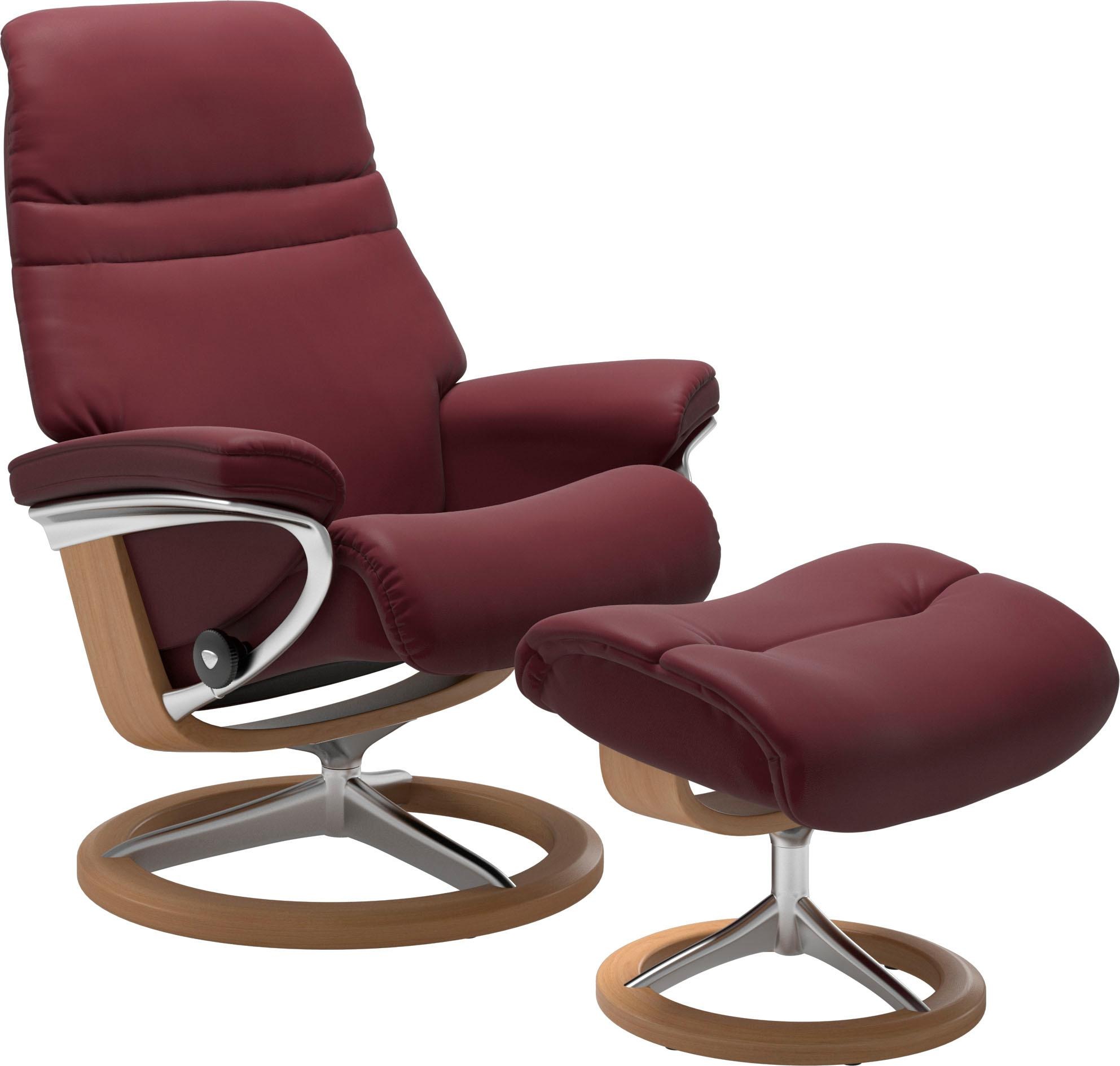Stressless® Relaxsessel »Sunrise« Relaxsessel mit Hocker, mit Signature Bas günstig online kaufen