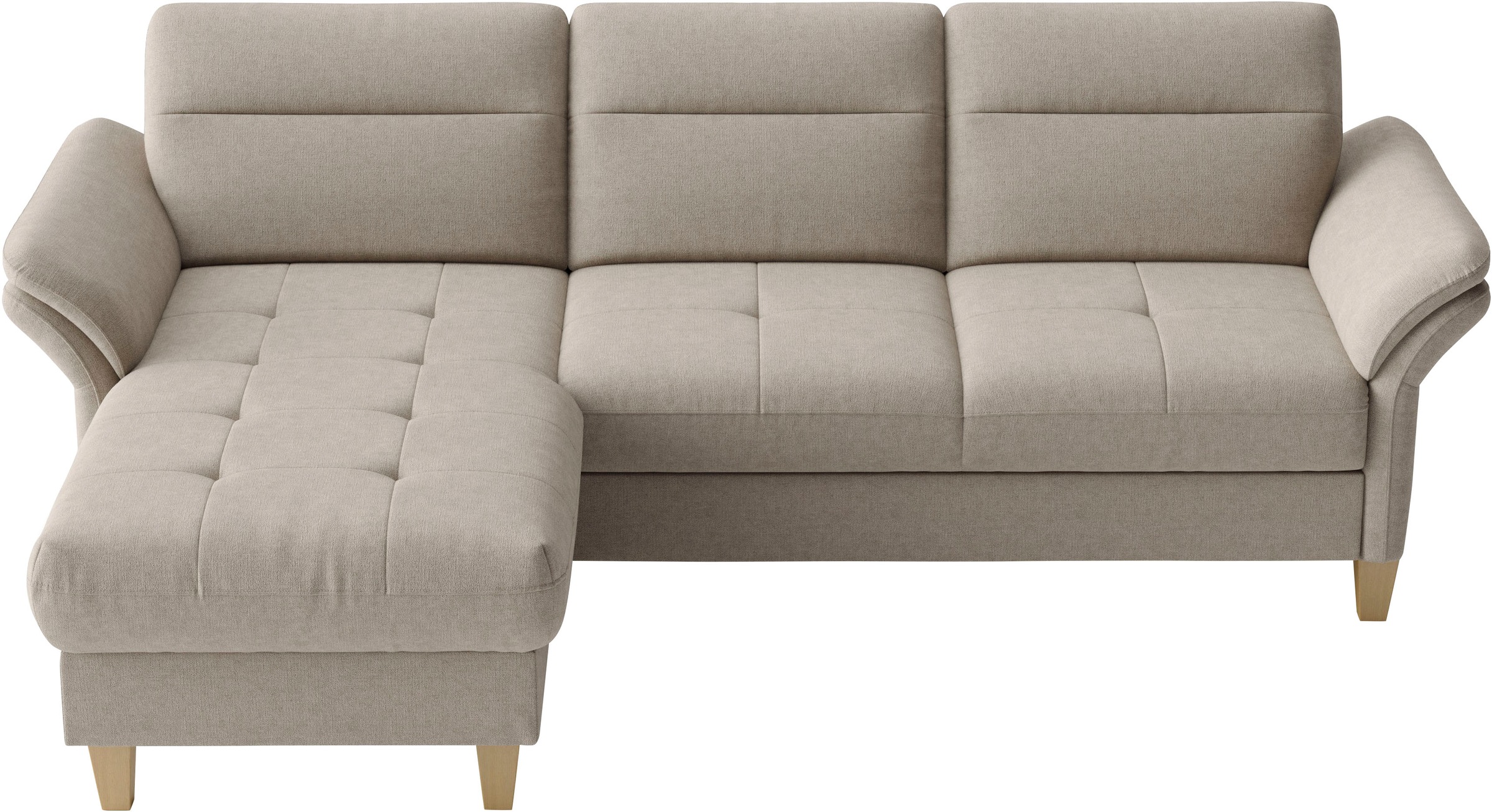 sit&more Ecksofa »Pamela, B:230 cm« mit Federkern