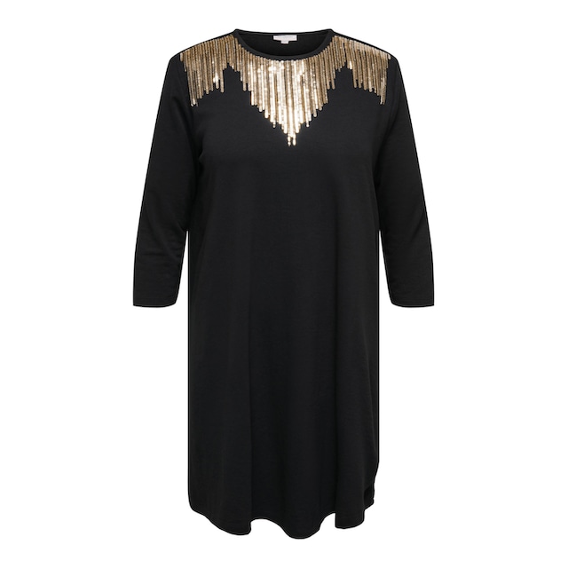 ONLY CARMAKOMA Jerseykleid »CARGENEVA 3/4 BLING DRESS JRS« online kaufen