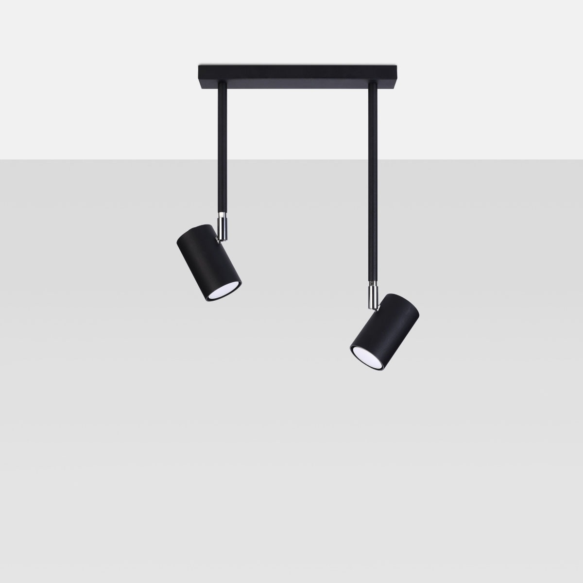 SOLLUX lighting Deckenleuchte »NORANO«, 2 flammig, Leuchtmittel GU10   ohne günstig online kaufen
