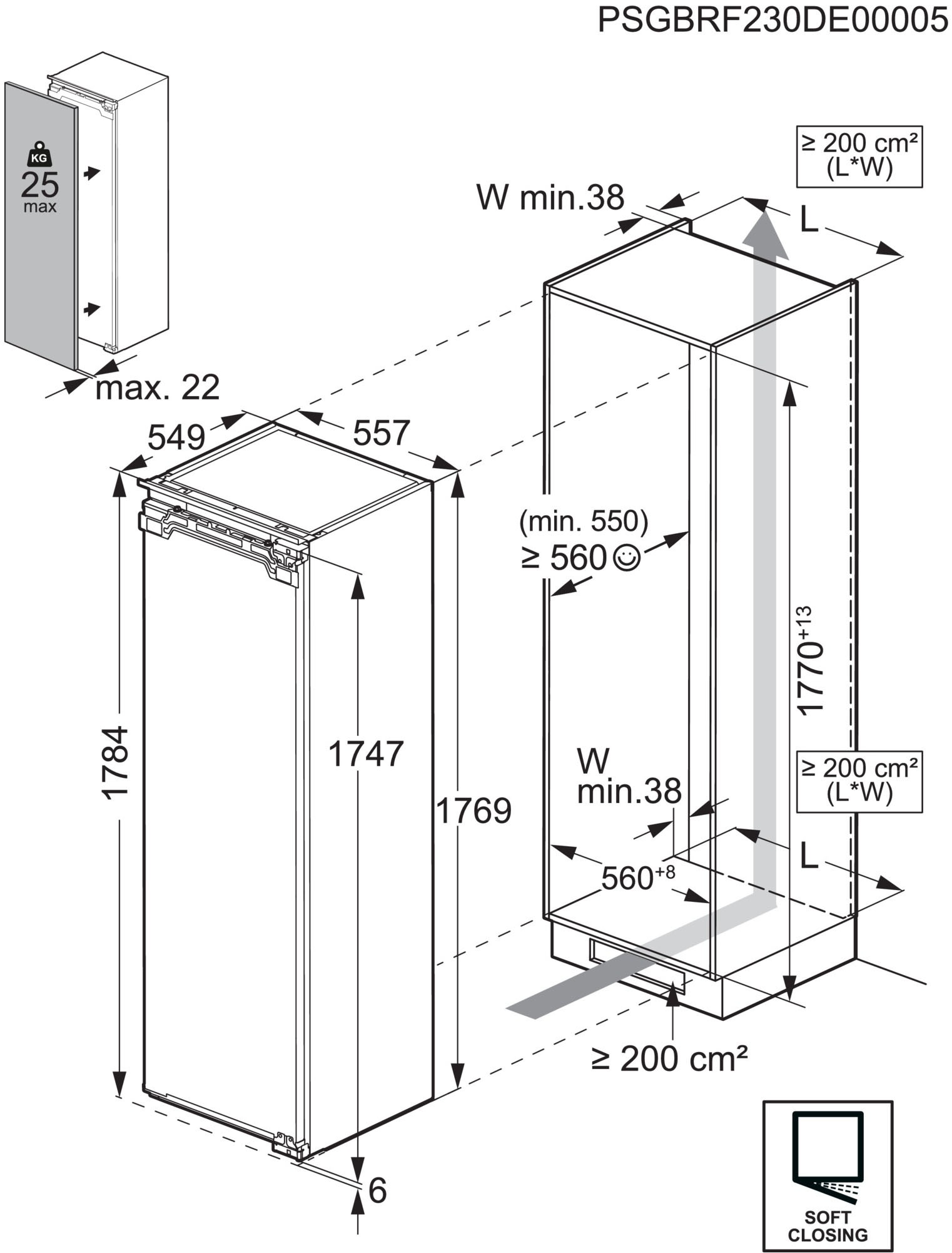 AEG Kühlschrank 6000 »TK6FS181CC 923584303«, DynamicAir: Für gleichmäßige Kälteverteilung