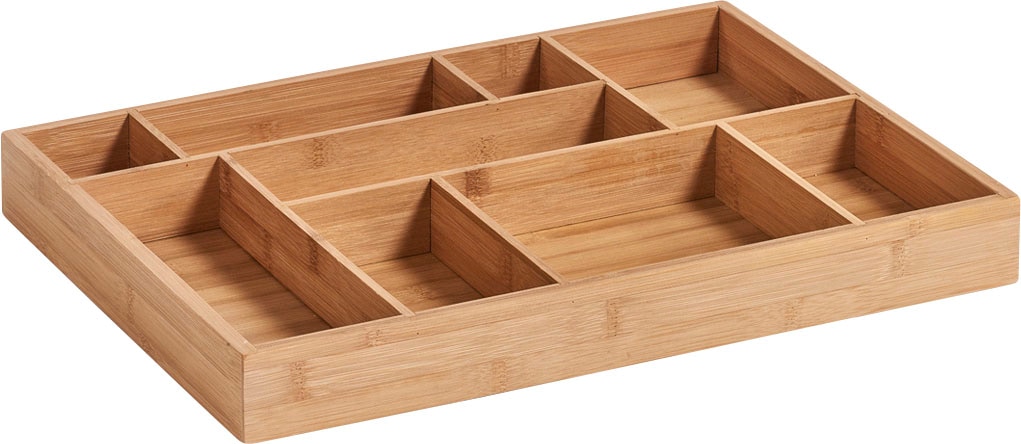 Zeller Present Schubladeneinsatz »Bamboo«, (1 St.), 9 Fächer für genügend Platz