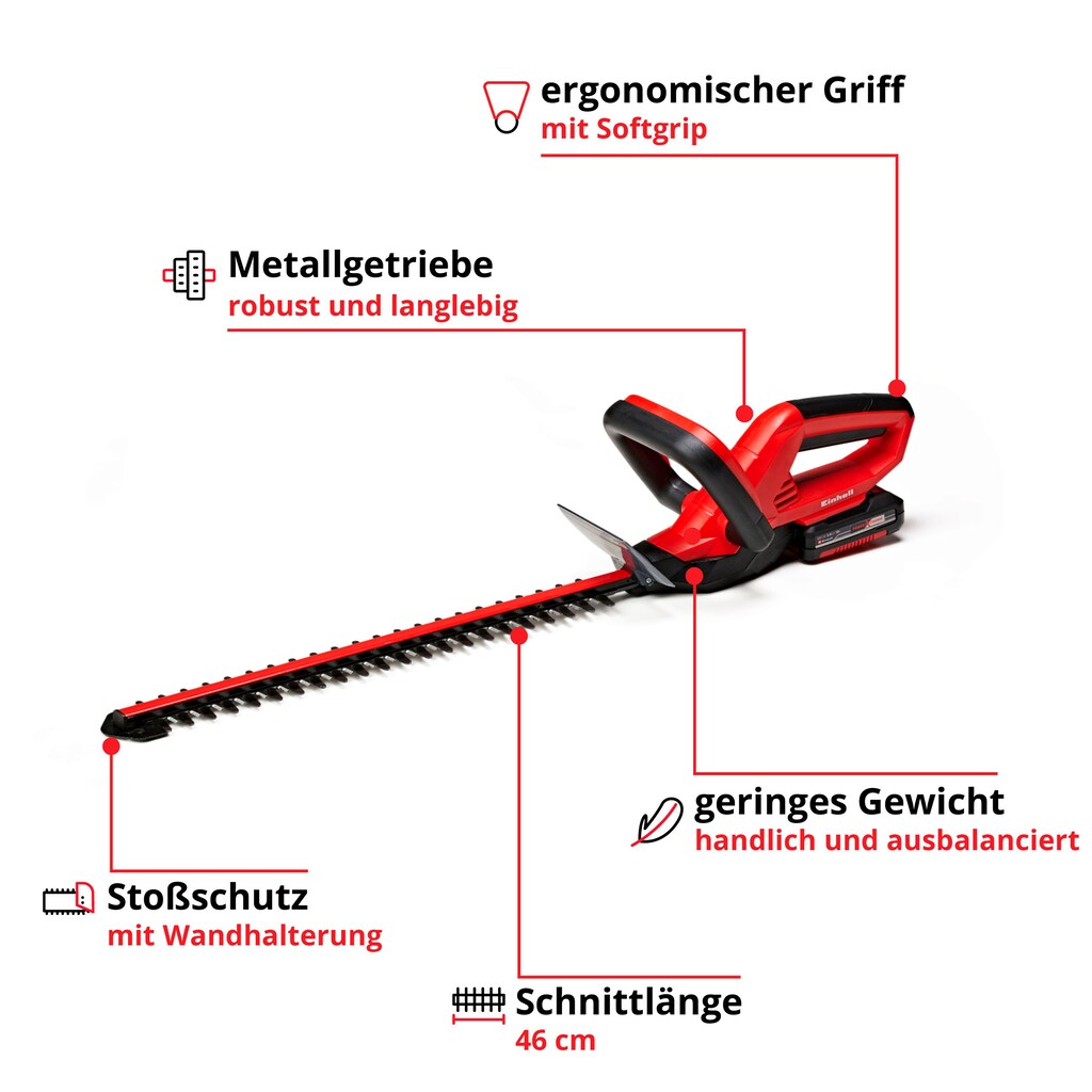 Einhell Akku-Heckenschere »GC-CH 1846 Li Kit«