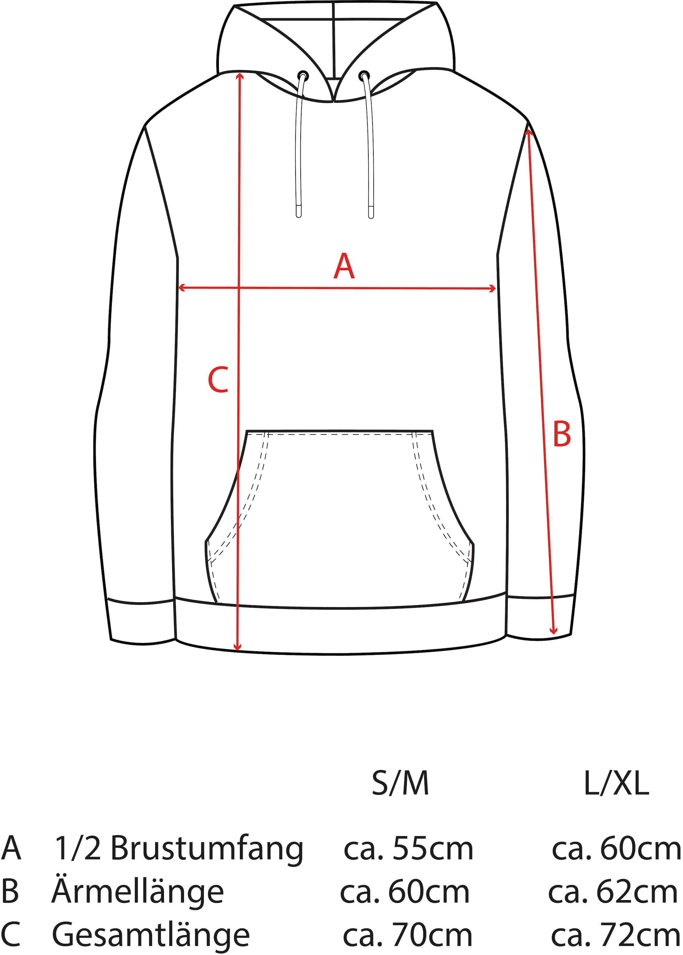 Zwillingsherz Hoodie , Kapuze, Langarm, Kängurutasche, Leo-Details, modisch
