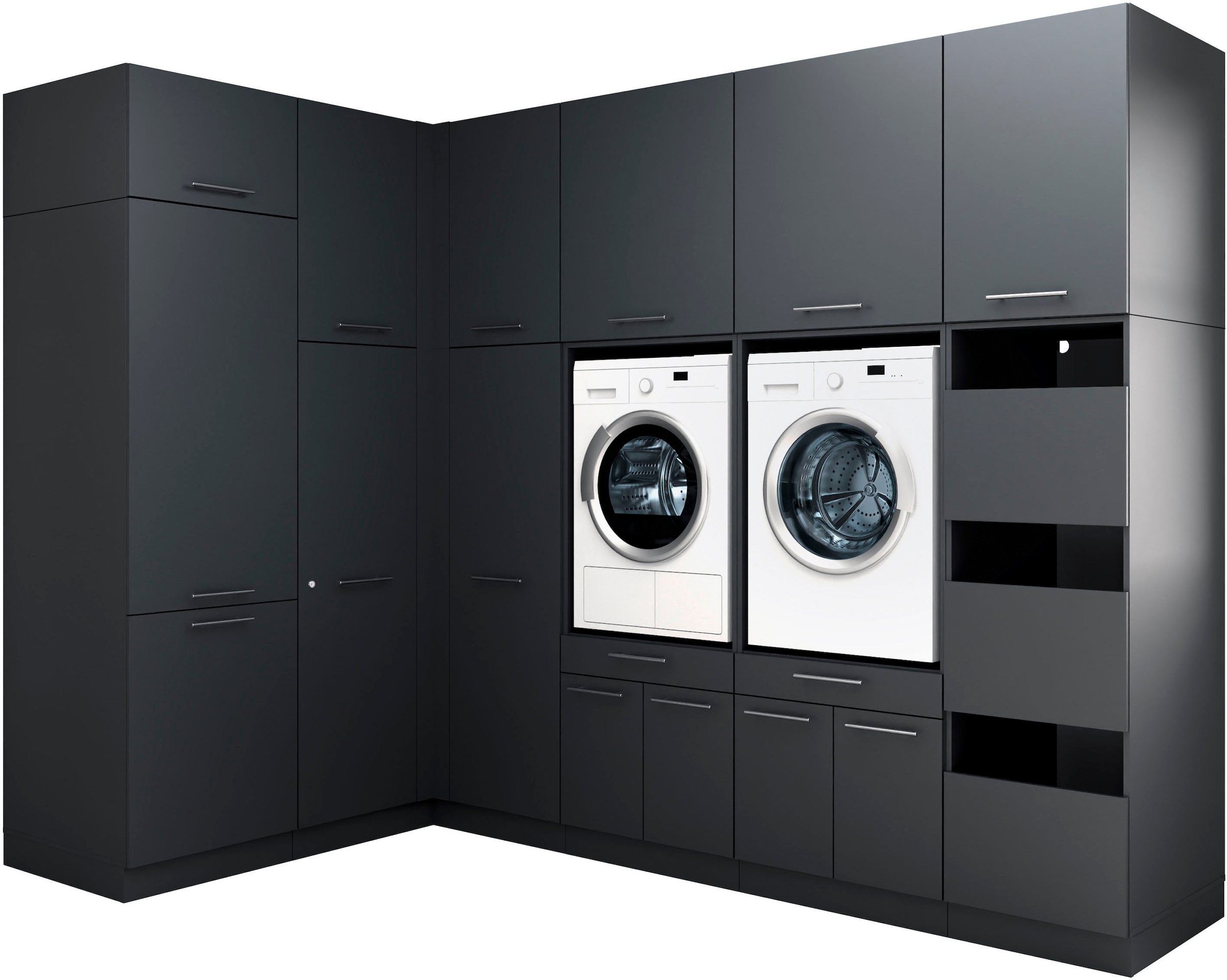 Laundreezy Mehrzweckschrank-Set »Laundreezy, 12-tlg. Mehrzweckschrank-Set B/H/T 285/238/68 cm« 12 Stk. tlg.