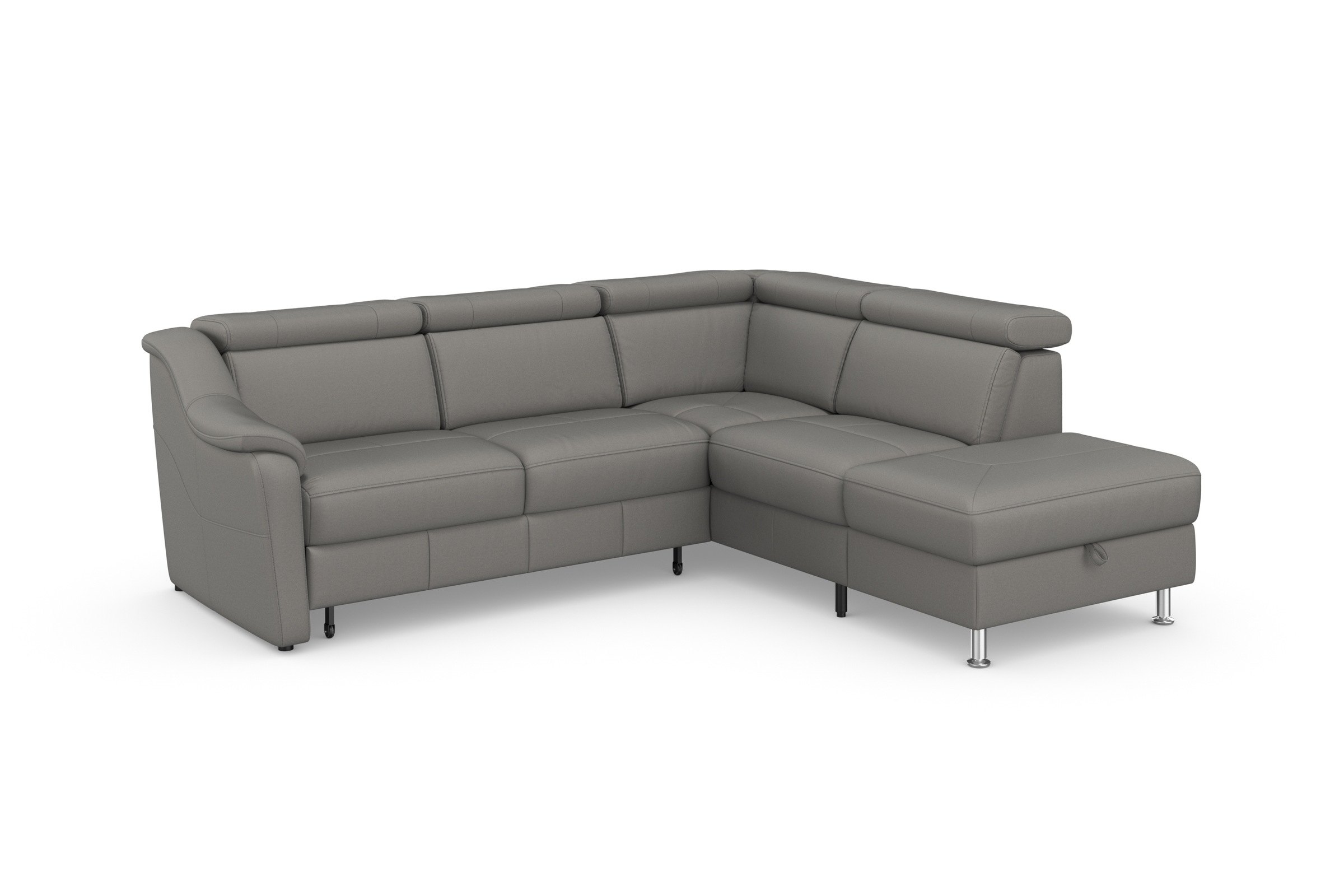 sit&more Ecksofa »Freetown L-Form«, inklusive Kopfteilverstellung und komfortablem Federkern