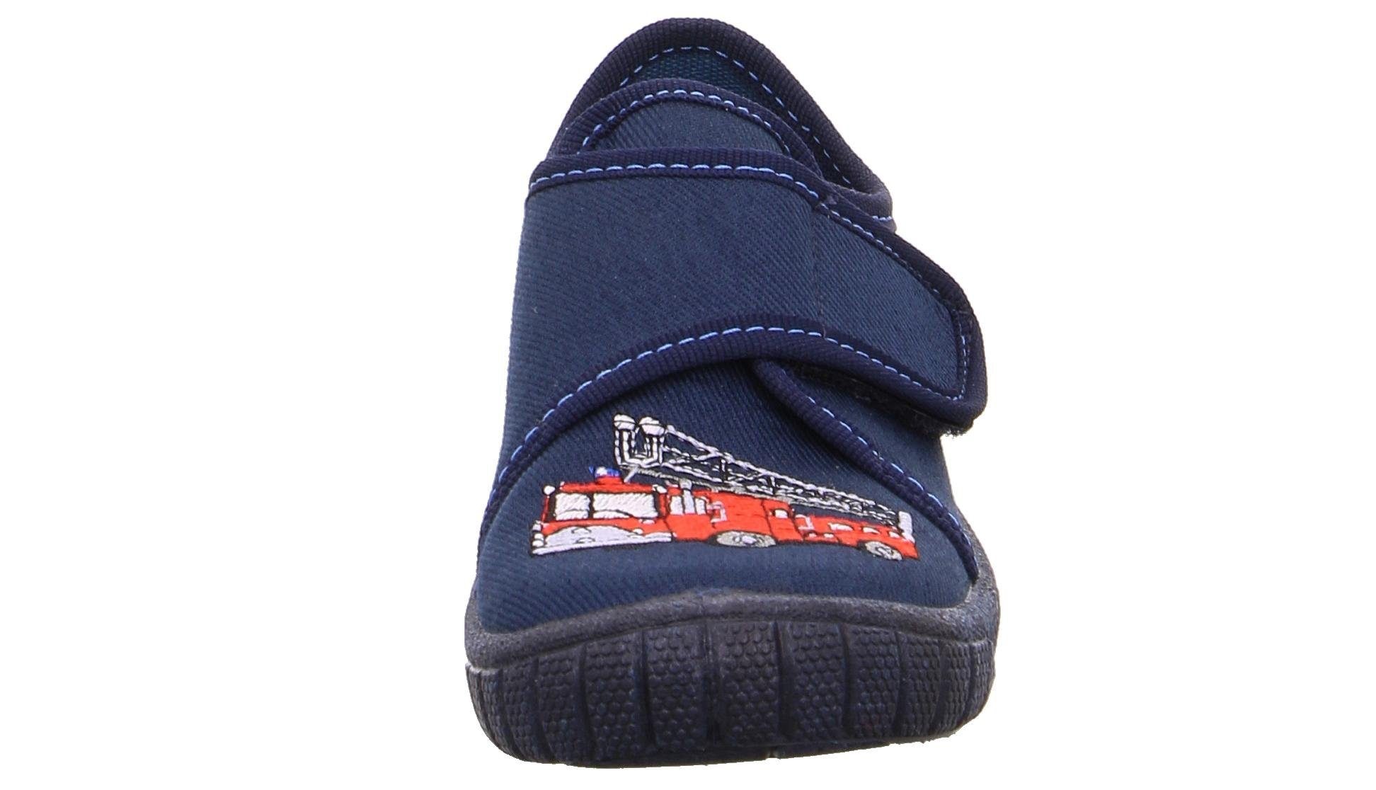 Superfit Hausschuh »Bill WMS: Mittel«  Kindergarten Schuh im Jeans-Look, Größenschablone zum Download