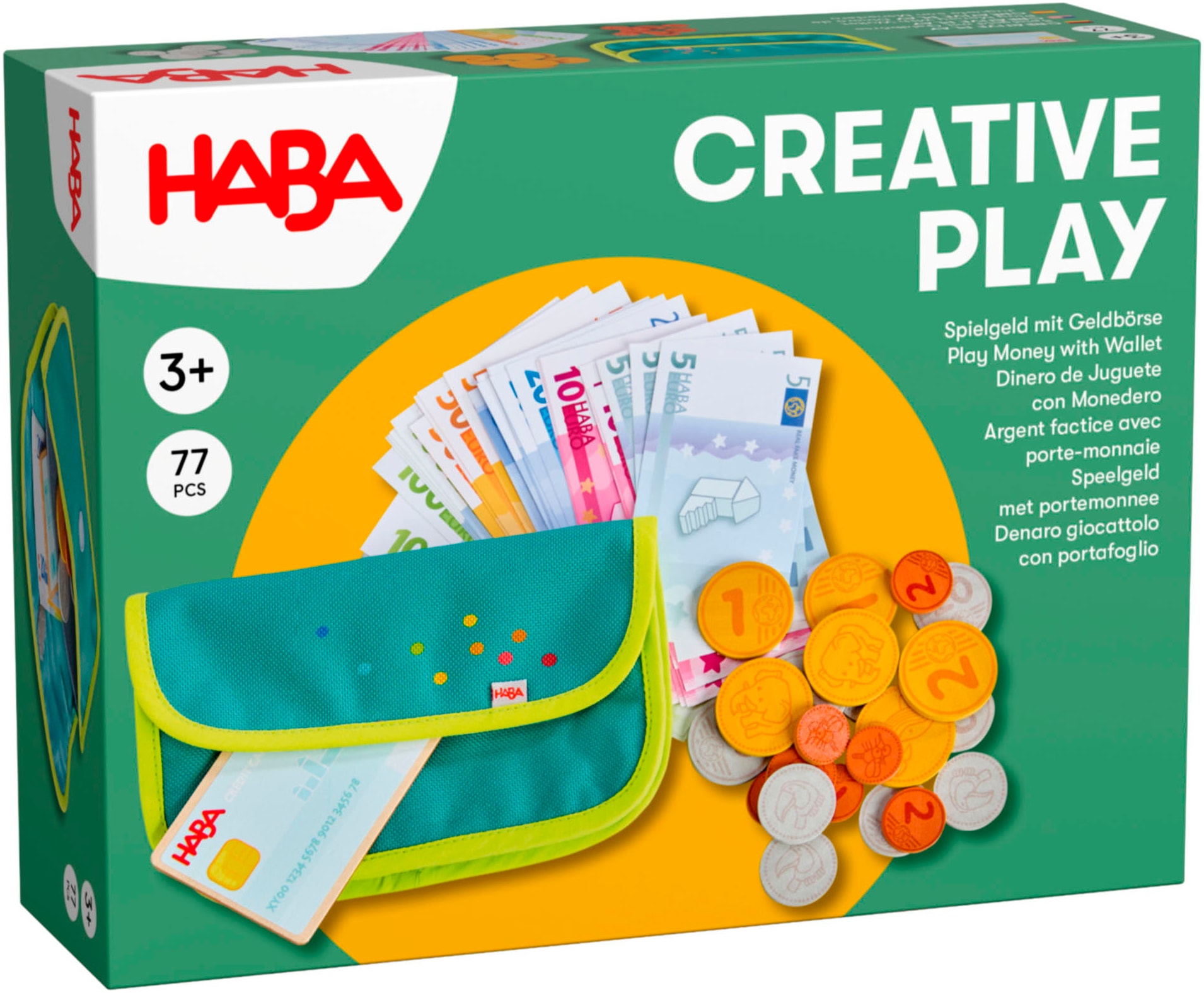 Haba Spiellebensmittel »Creative Play - Spielgeld Set«