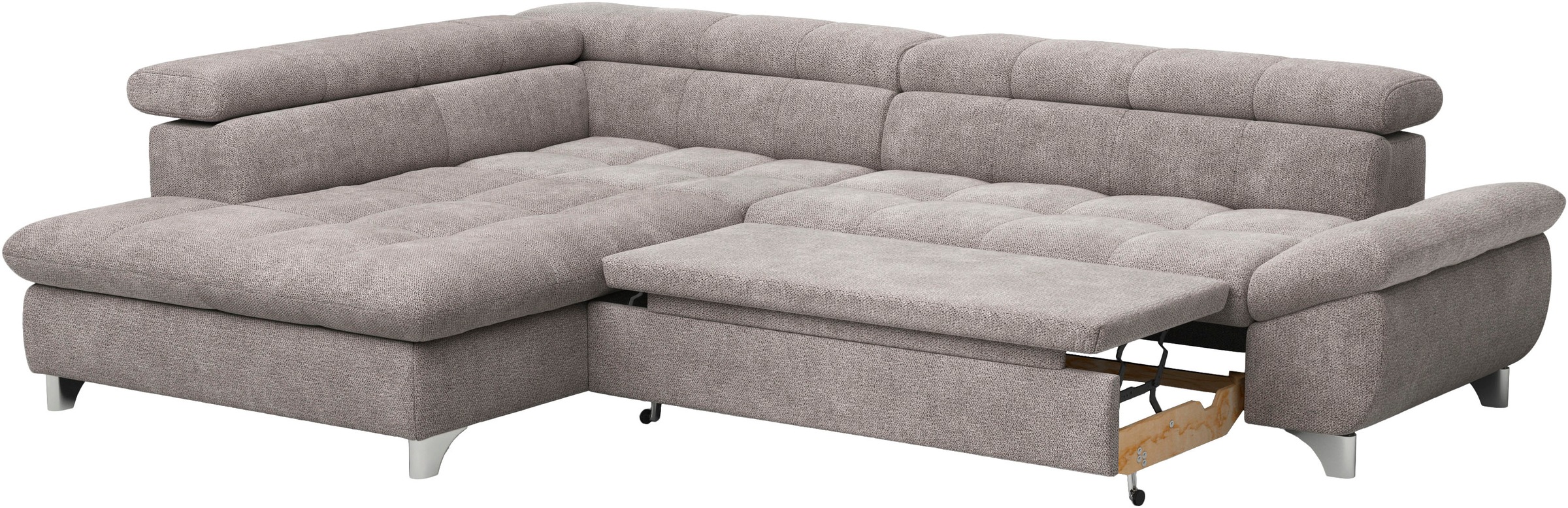 COTTA Ecksofa »Gemini L-Form«, mit Kopfteilverstellung, wahlweise mit Bettfunktion