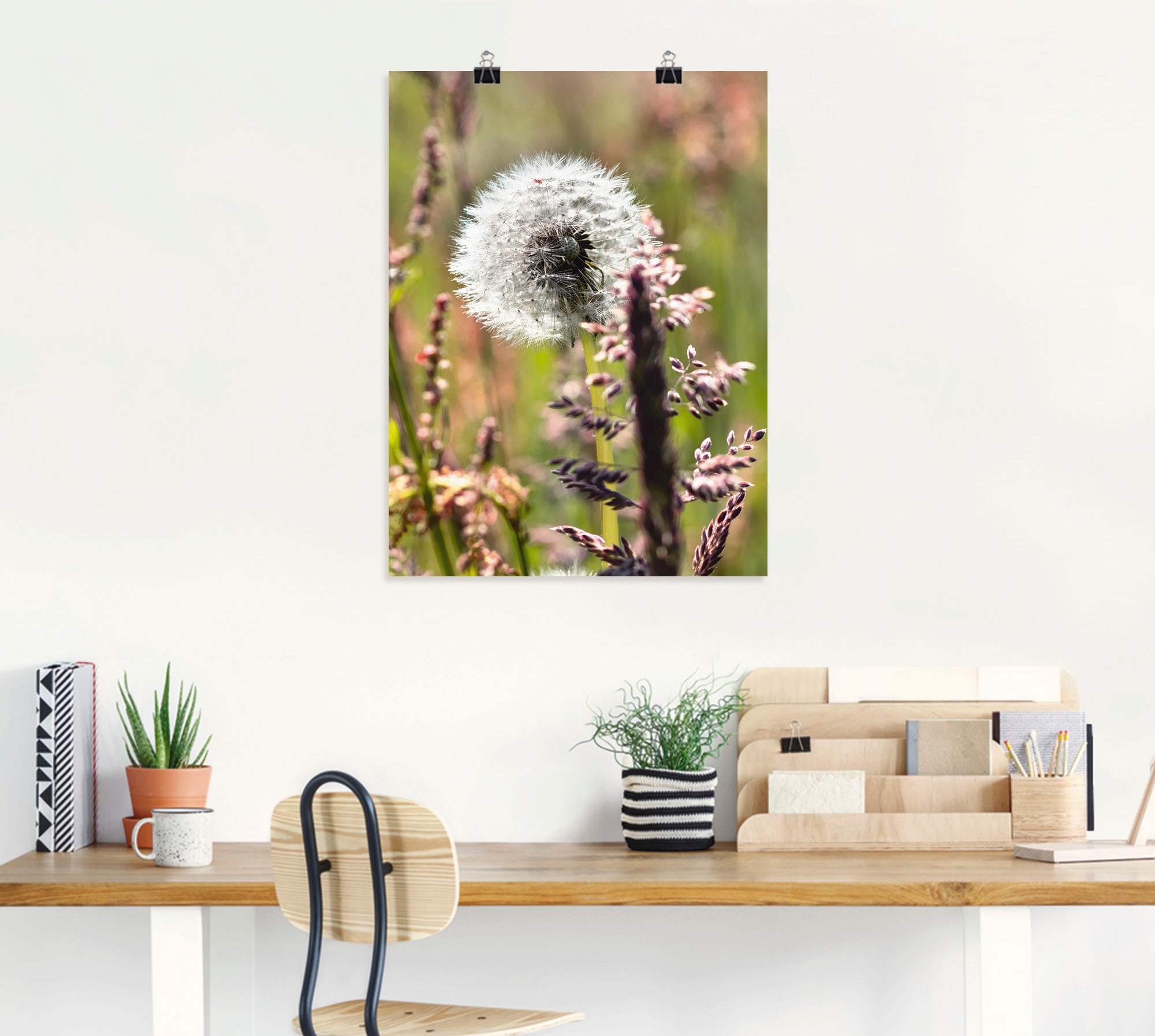 Artland Wandbild »Pusteblume III«, Blumen, (1 St.), als Leinwandbild, Poster in verschied. Größen