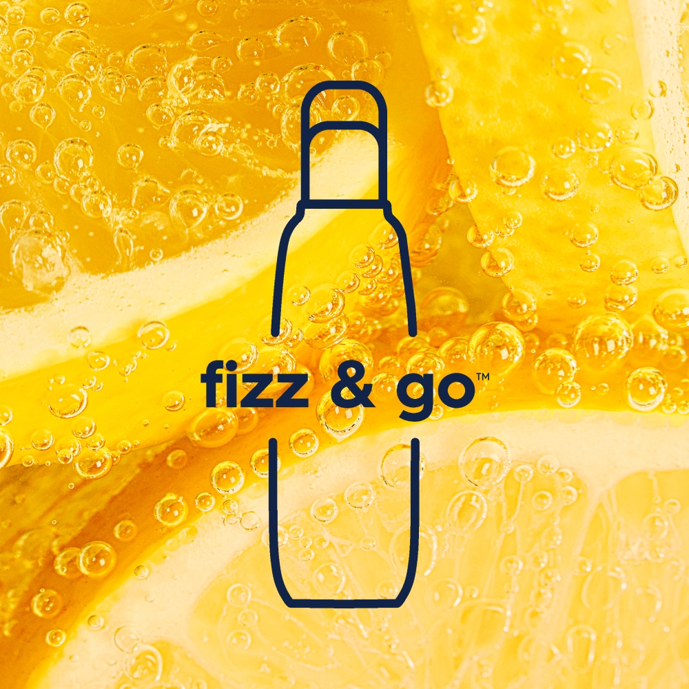 SodaStream Thermoflasche »Metallflasche Fizz&go COOL DWS, 0,9 l, Trinkflasche« kompatibel mit SodaStream DUO, E-DUO, TERRA, ART & ENSO Wassersprudler
