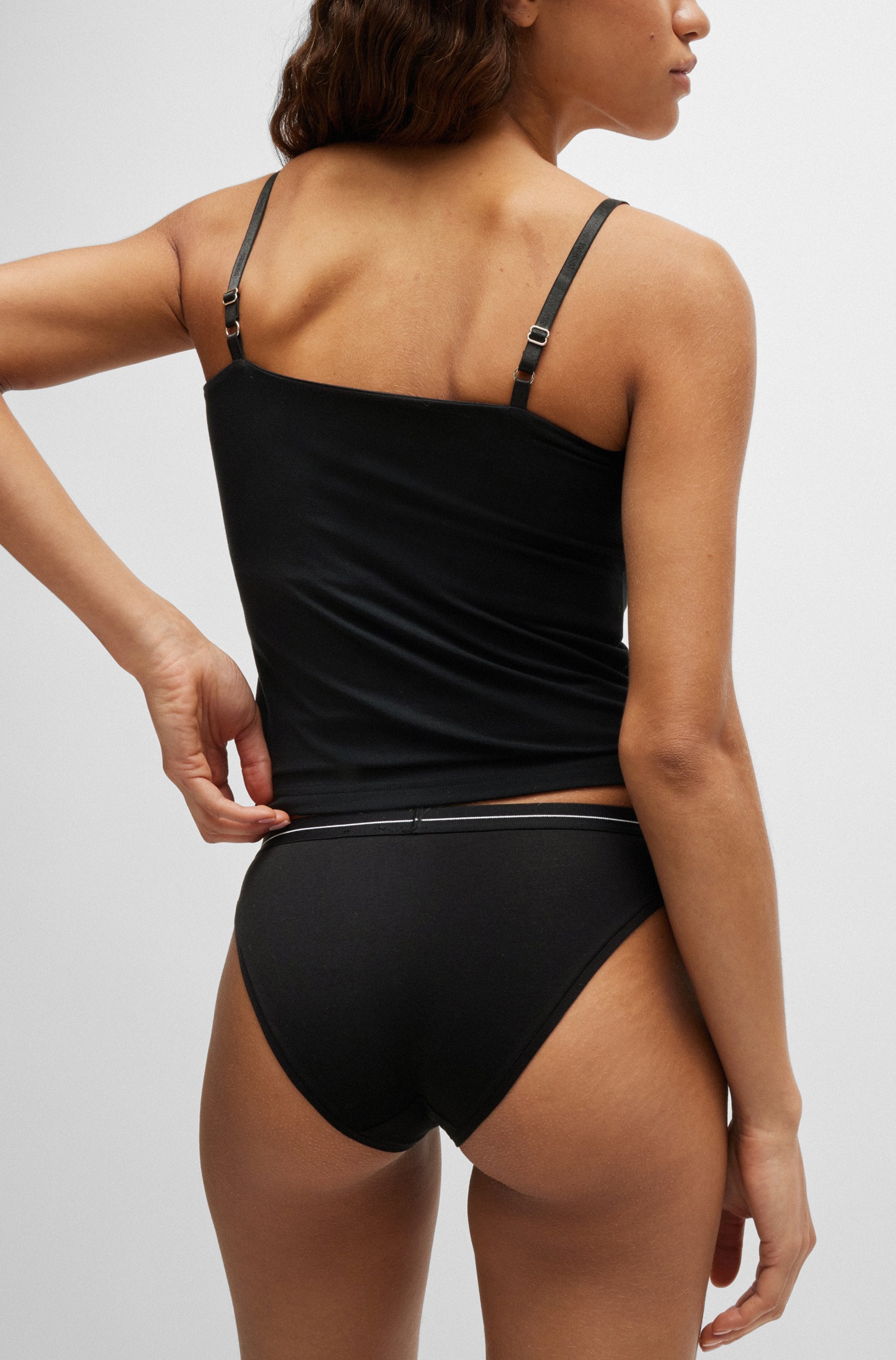 BOSS Slip »3P BRIEF«, (Packung, 3 St., 3er), mit elastischen Logobund