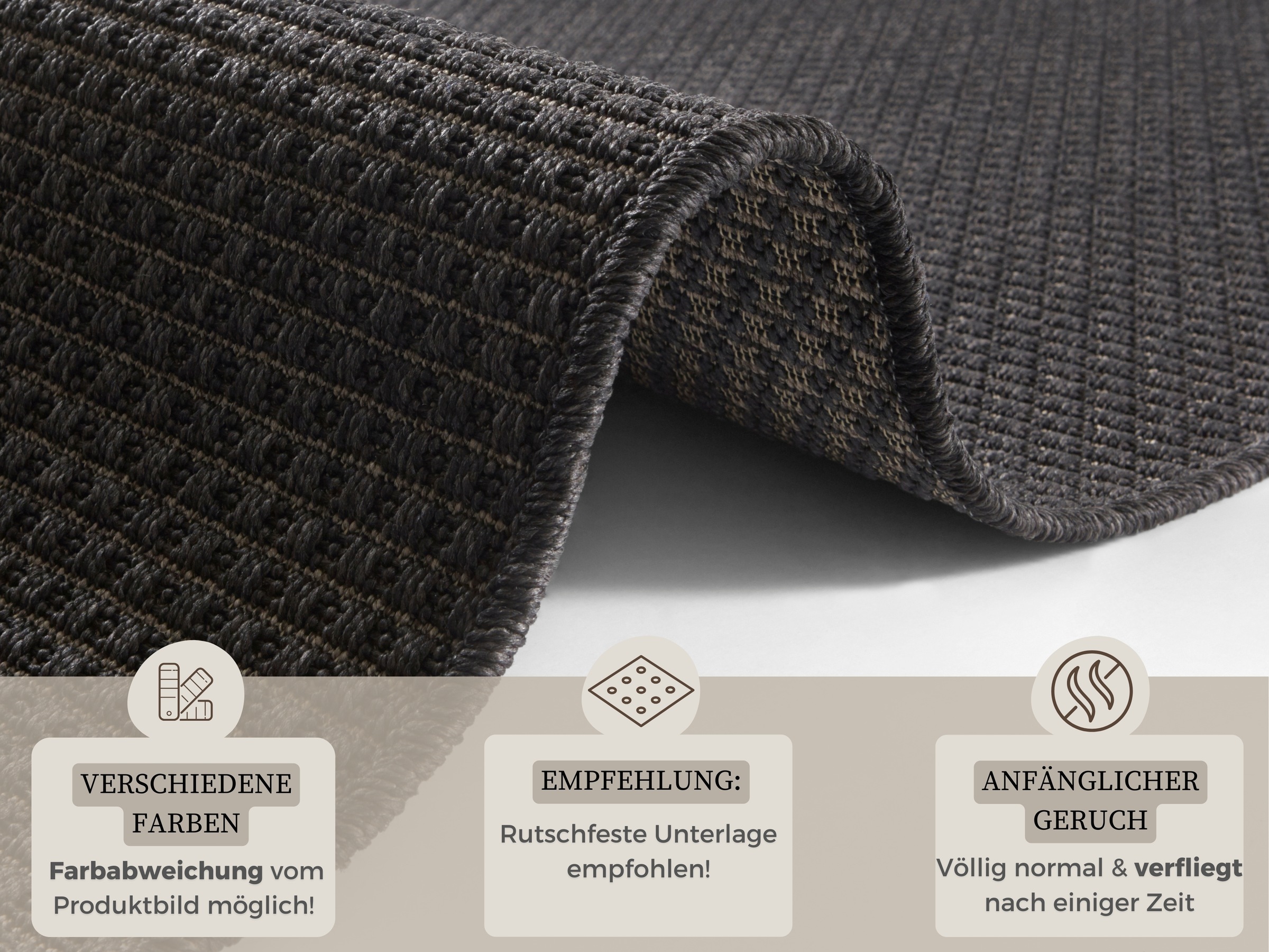 6. Bild von HANSE Home Läufer »Nature 600«, rechteckig, Flachgewebe, In- & Outdoor, Rutschfest, Flur, Küche, Garten, Terrasse
