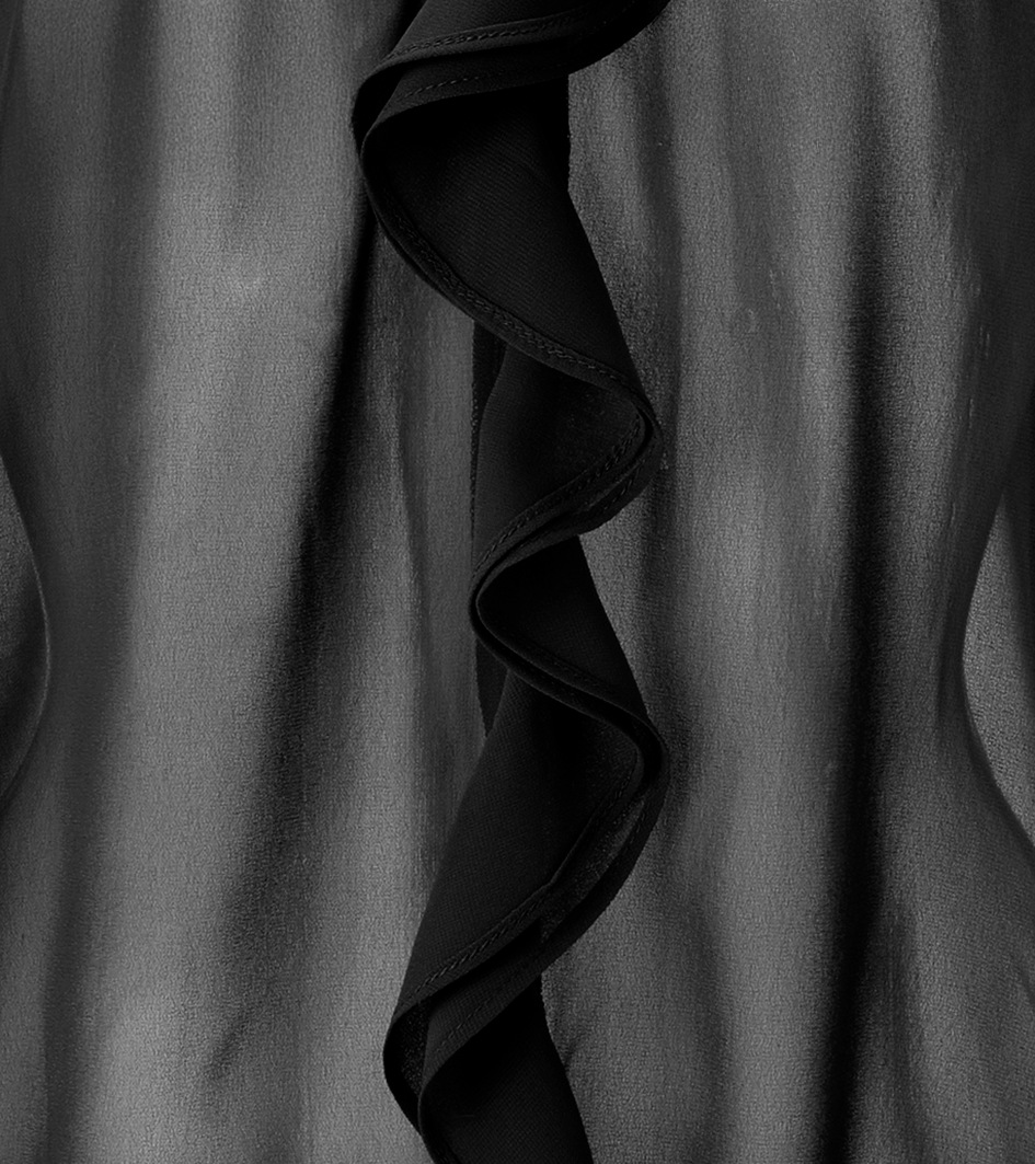 Aniston CASUAL Schlupfbluse, mit Rüschen am V-Ausschnitt und im Vorderteil - NEUE KOLLEKTION