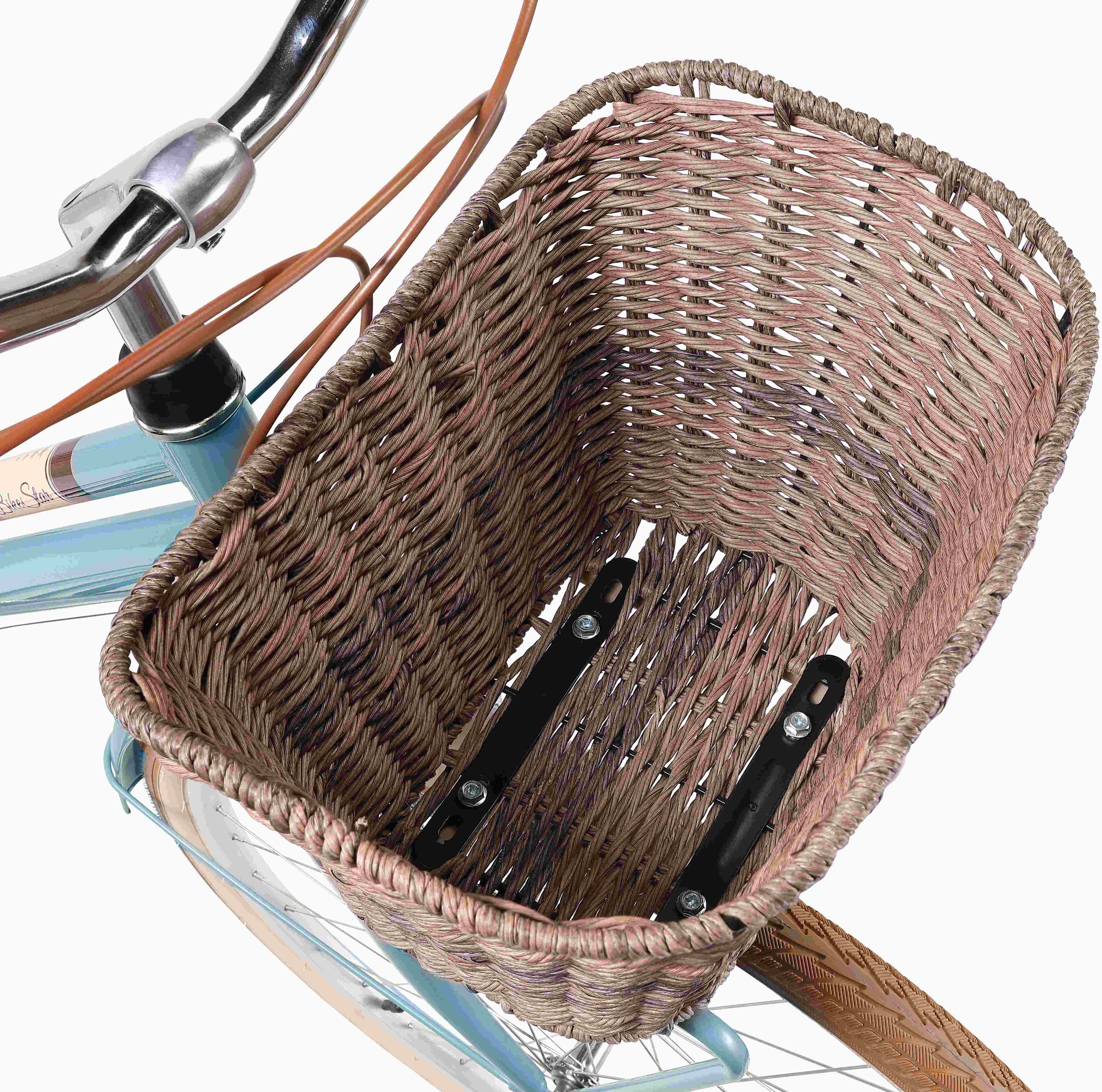 Bikestar Cityrad, 7 Gang, Shimano, RD-TY21 Schaltwerk, Kettenschaltung, für Damen, Kettenschaltung